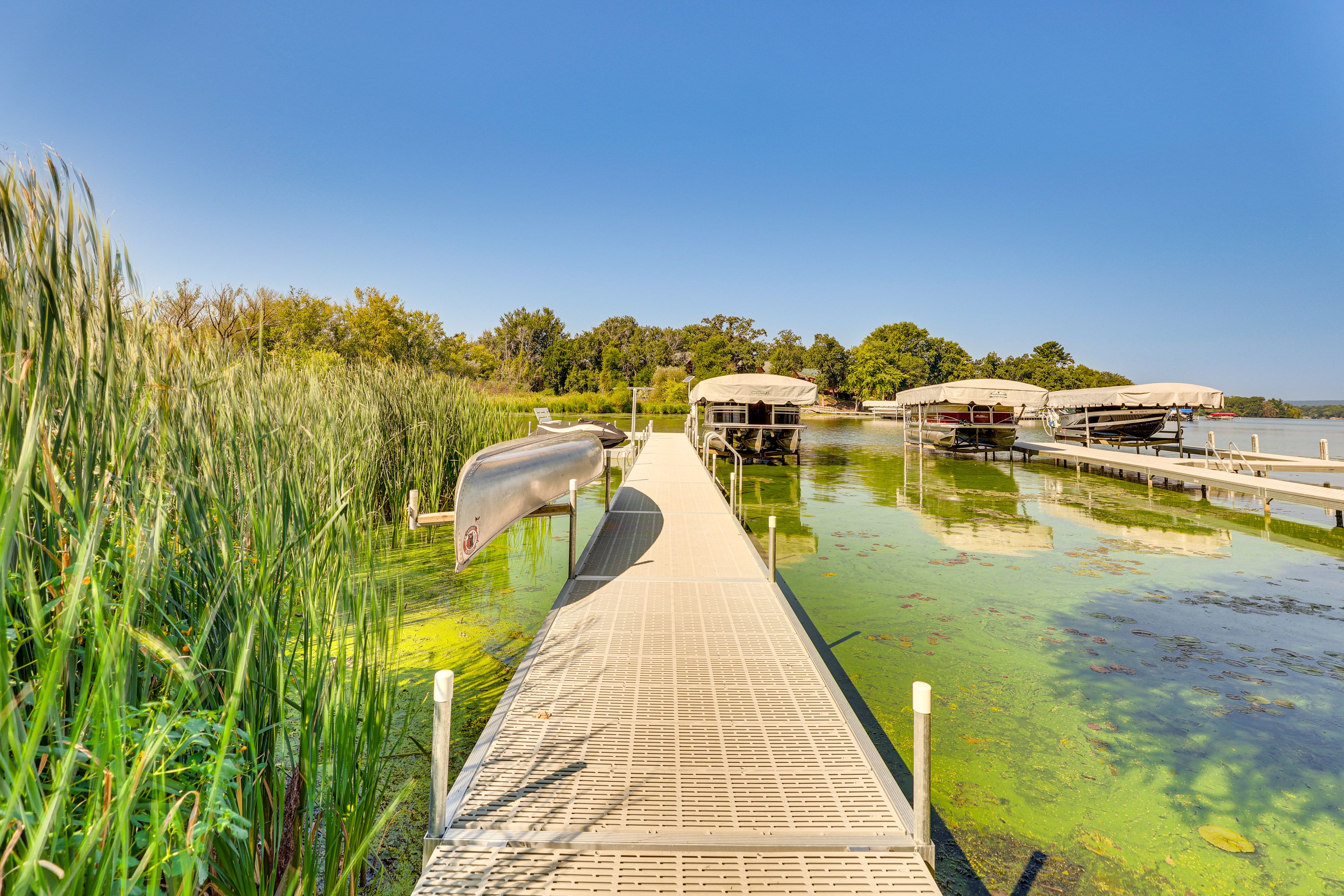 Boat Dock (Available May 1-October 15) | Canoe | Kayaks | Life Vests