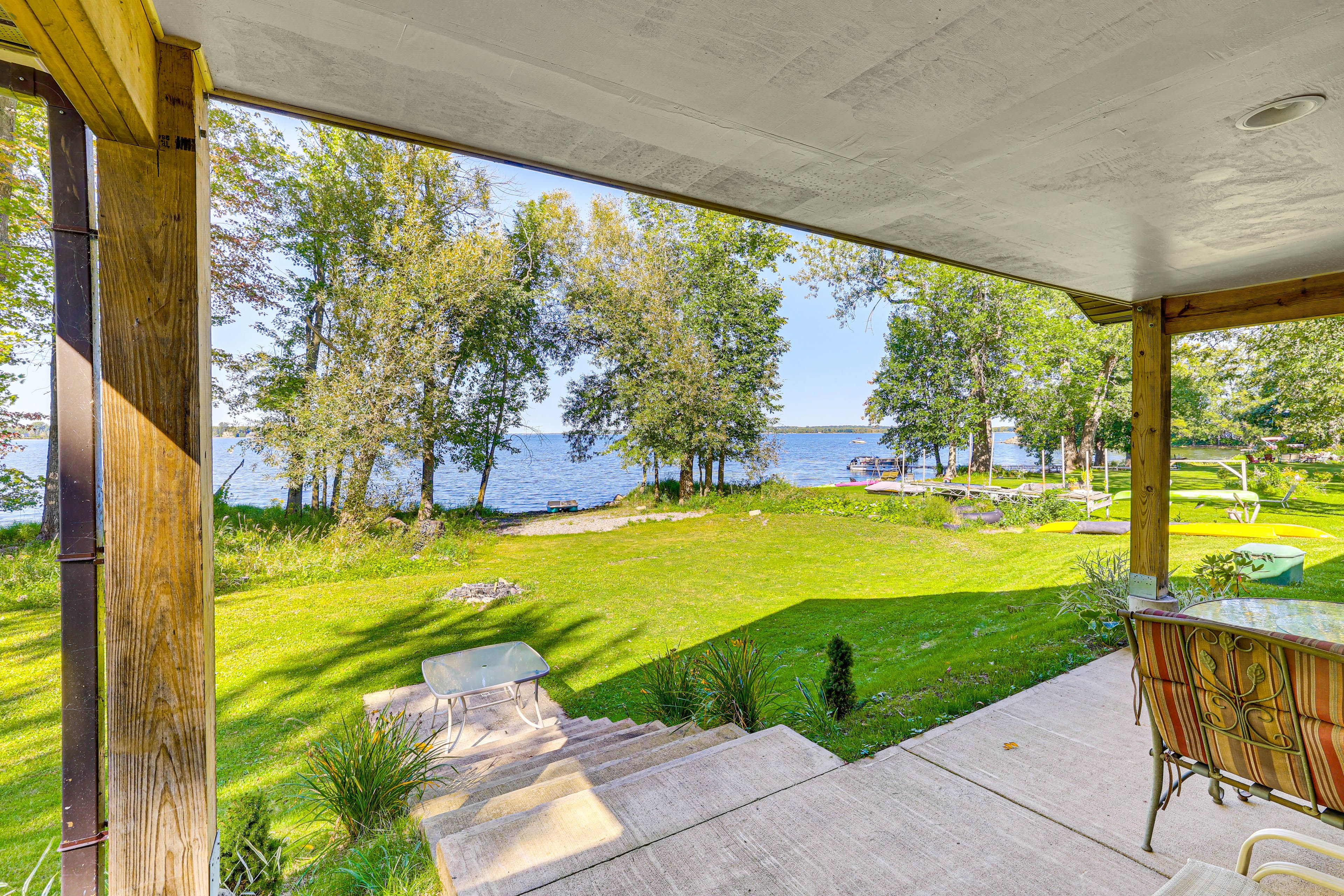 Covered Patio | Dining Area | Gas Grill