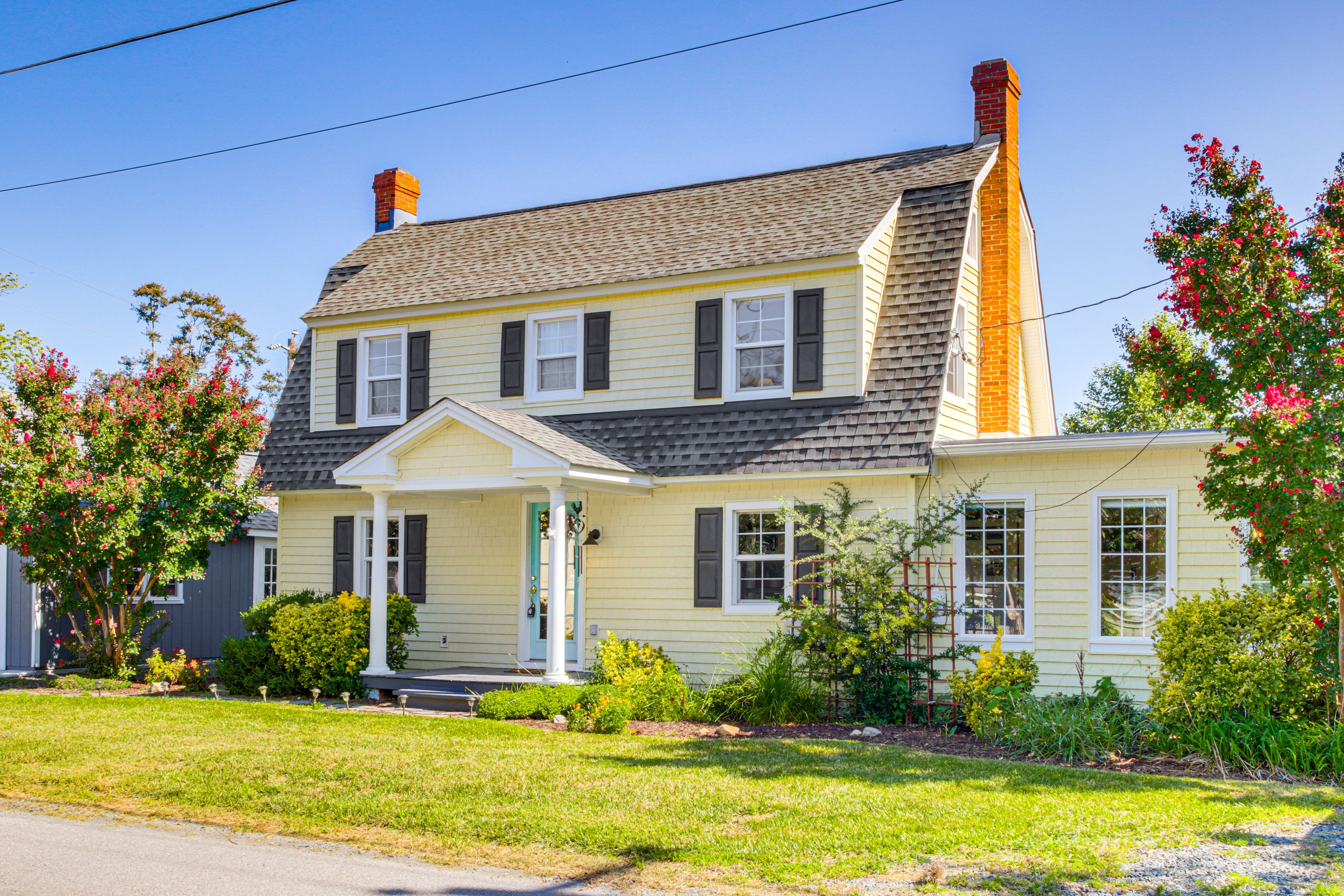 Tilghman Vacation Rental | 2BR | 2BA | 1,500 Sq Ft | 3 Steps to Enter