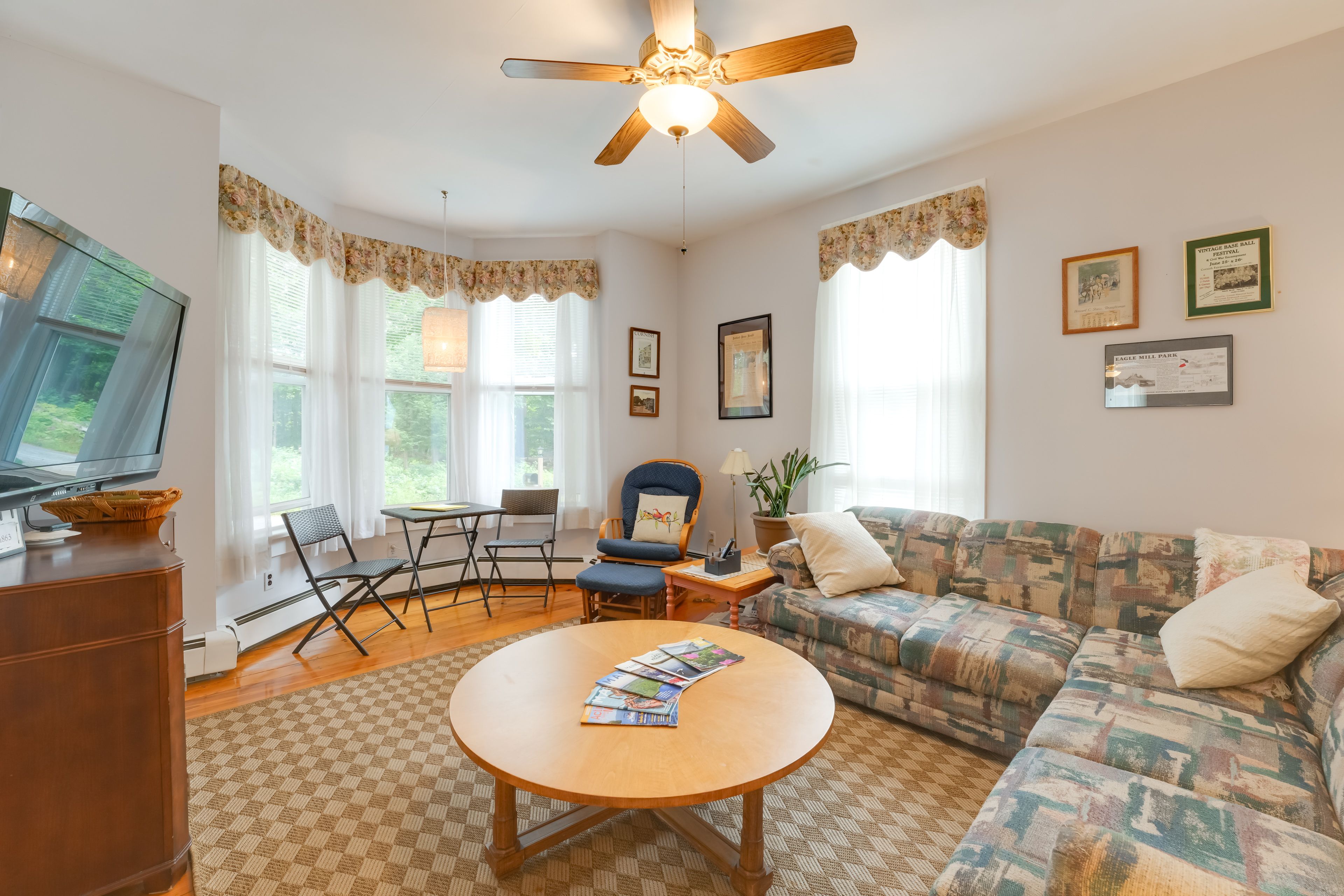 Living Room | 1st Floor | Free WiFi | Window A/C Units | Oil Furnace