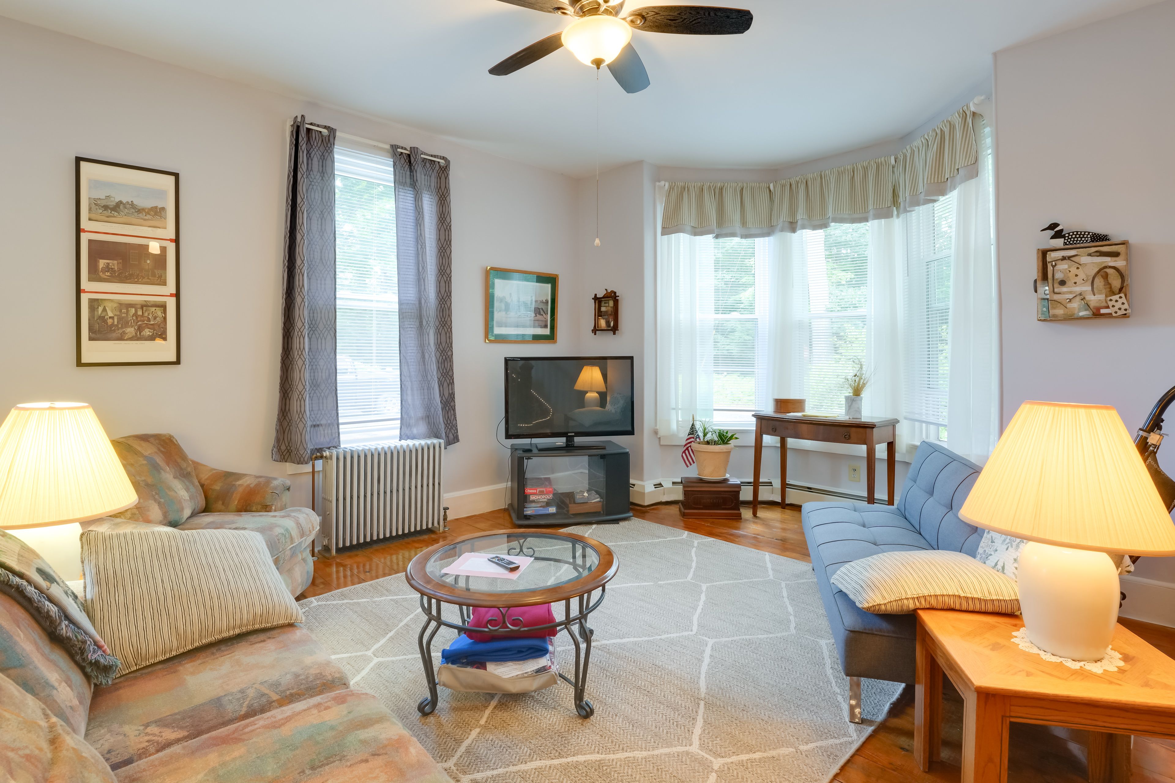 Cornish Vacation Rental | 3BR | 2BA | 1,600 Sq Ft | 3 Steps to Enter