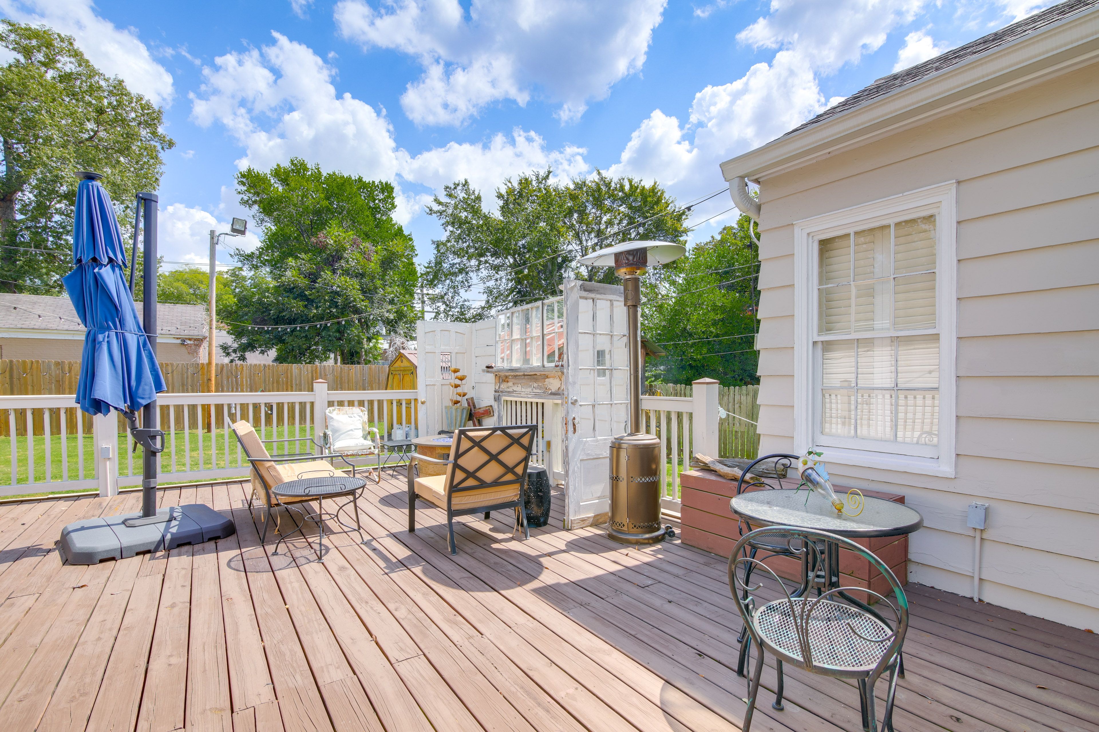 Back Deck | Gas Fire Pit | Lounge Area | 2 Dining Spaces