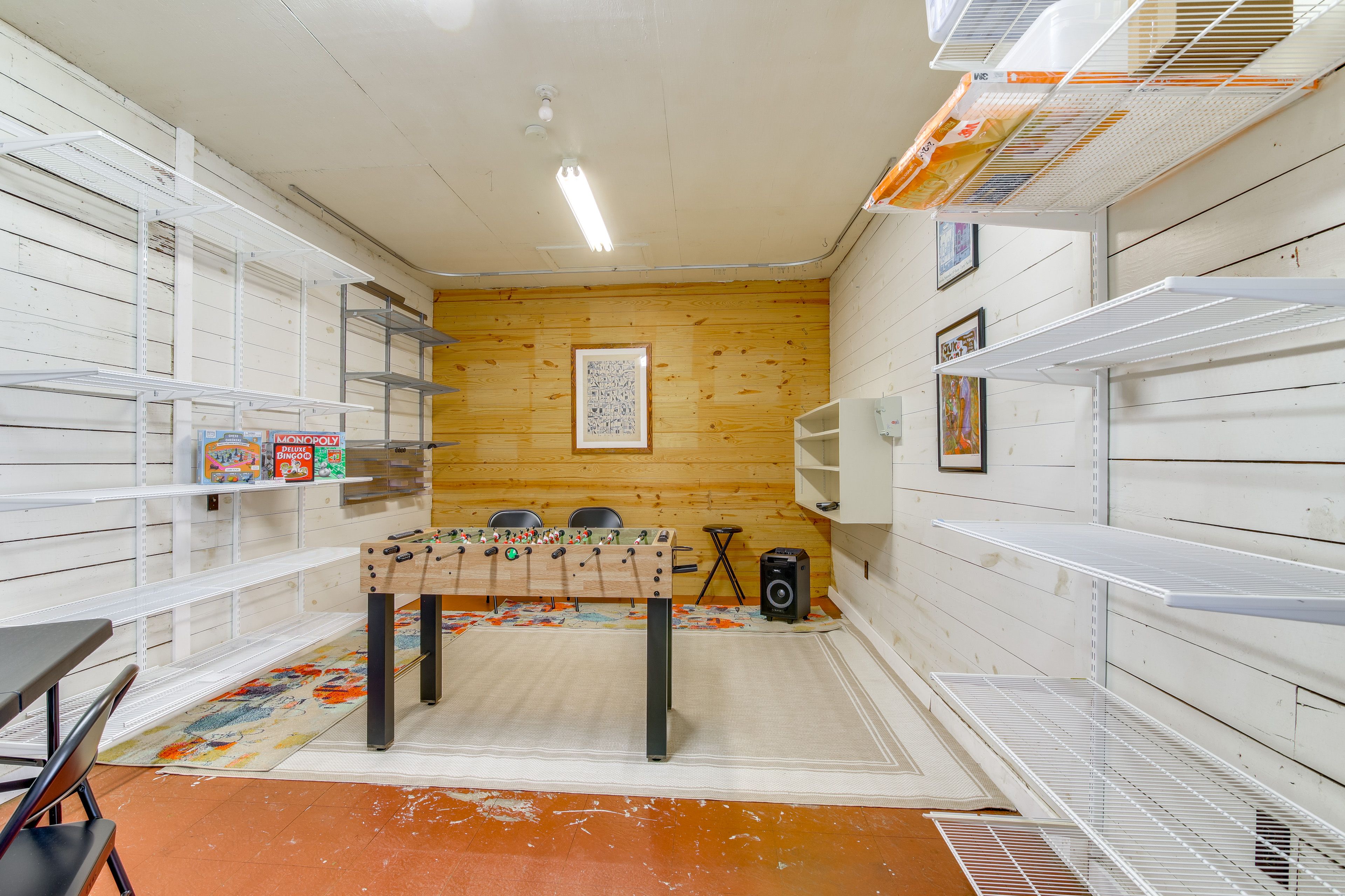 Game Room | Foosball Table | Board Games | 2 Addt'l Steps Required to Access