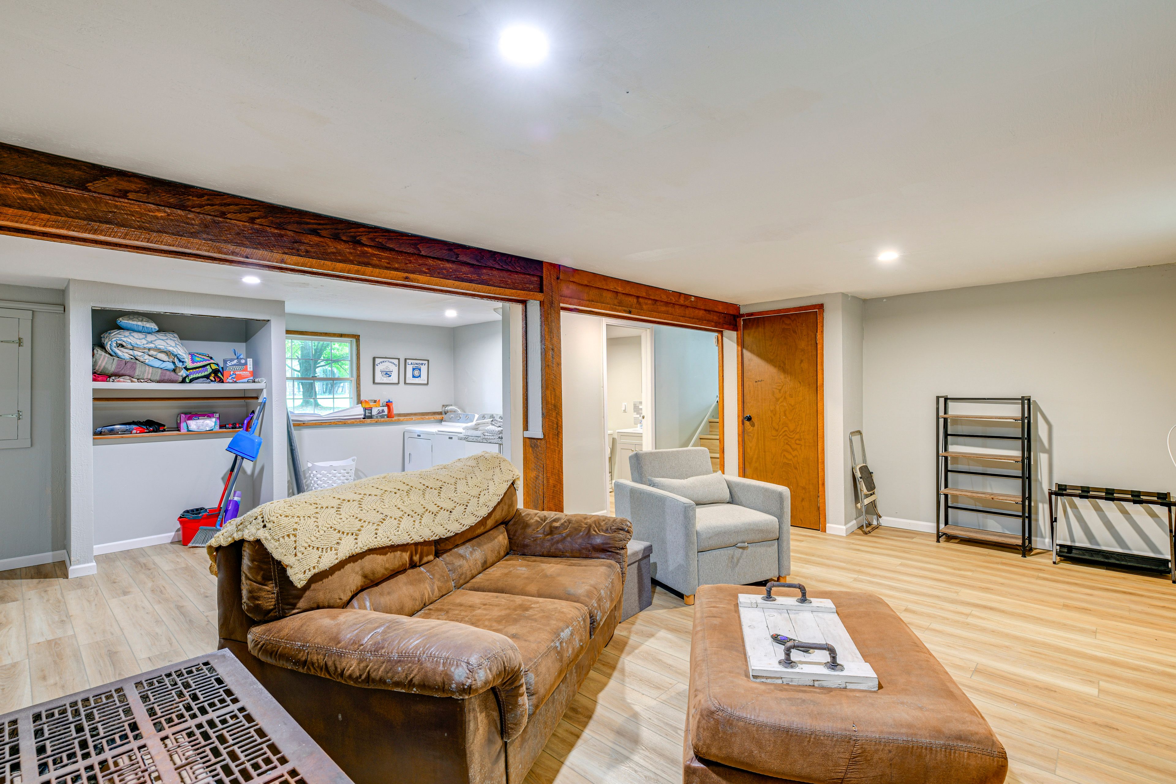 Lower Living Area | Twin Sleeper Chair | Lower Floor