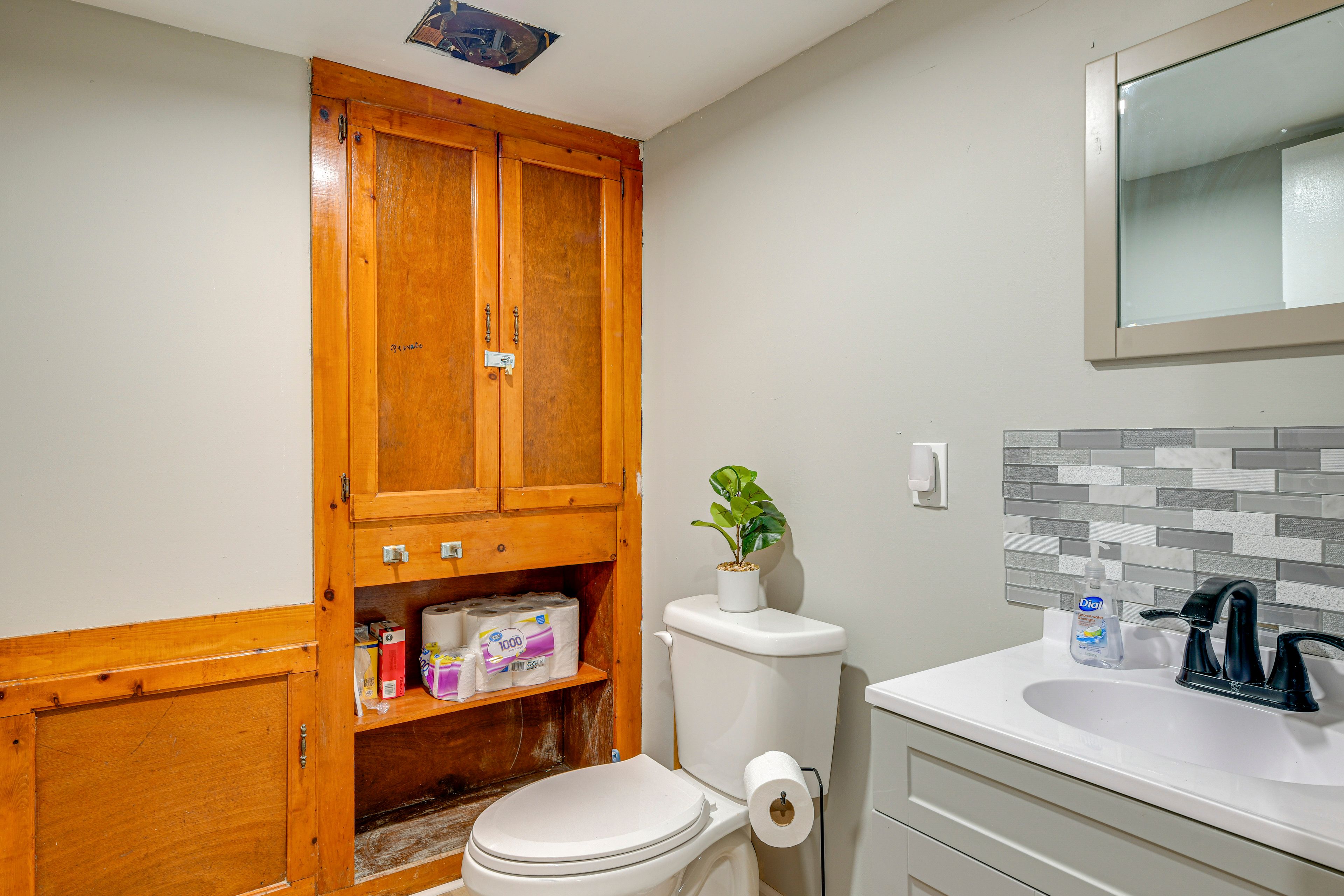 Half Bath | Lower Floor