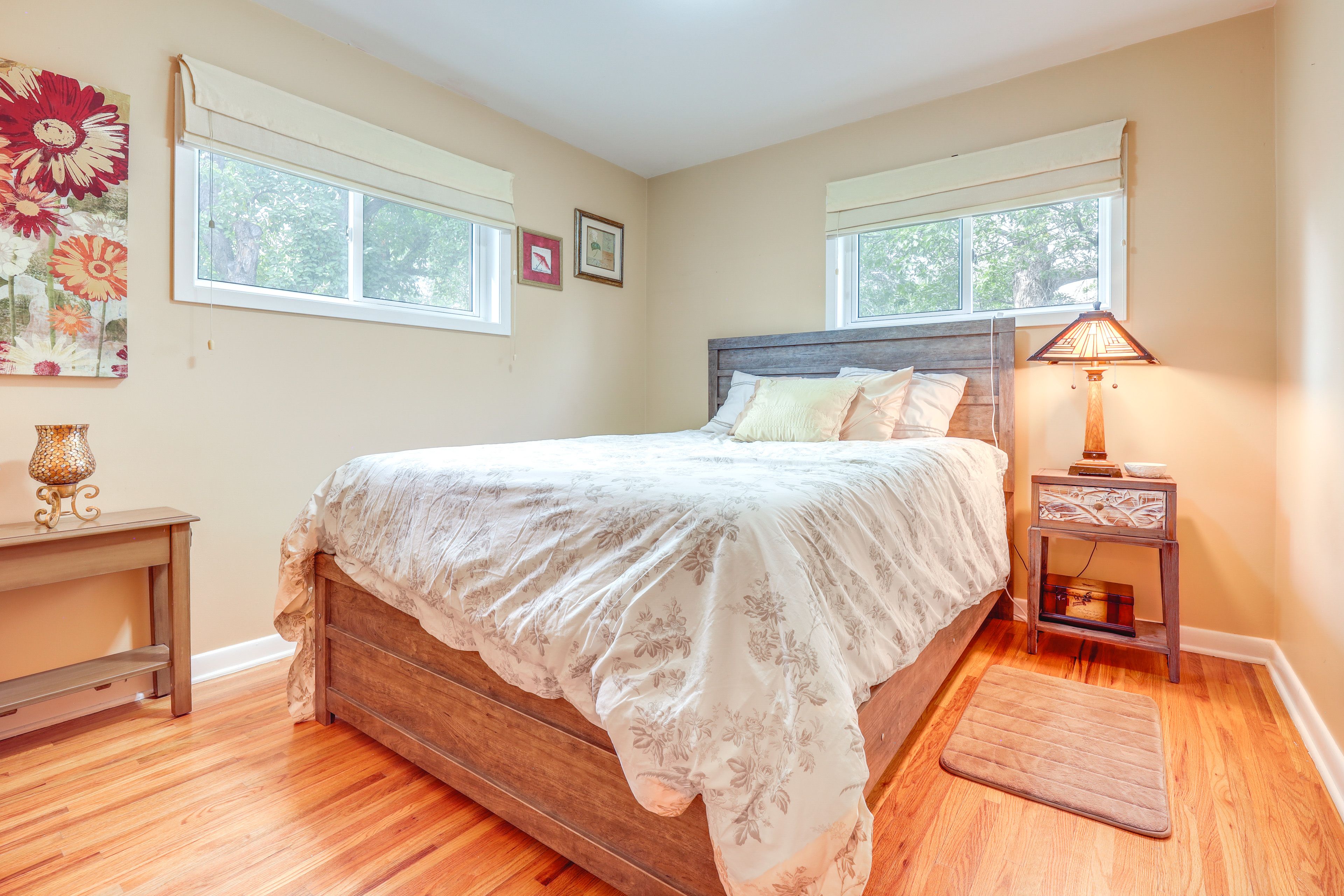 Bedroom 1 | Queen Bed | Linens Provided | Main Floor