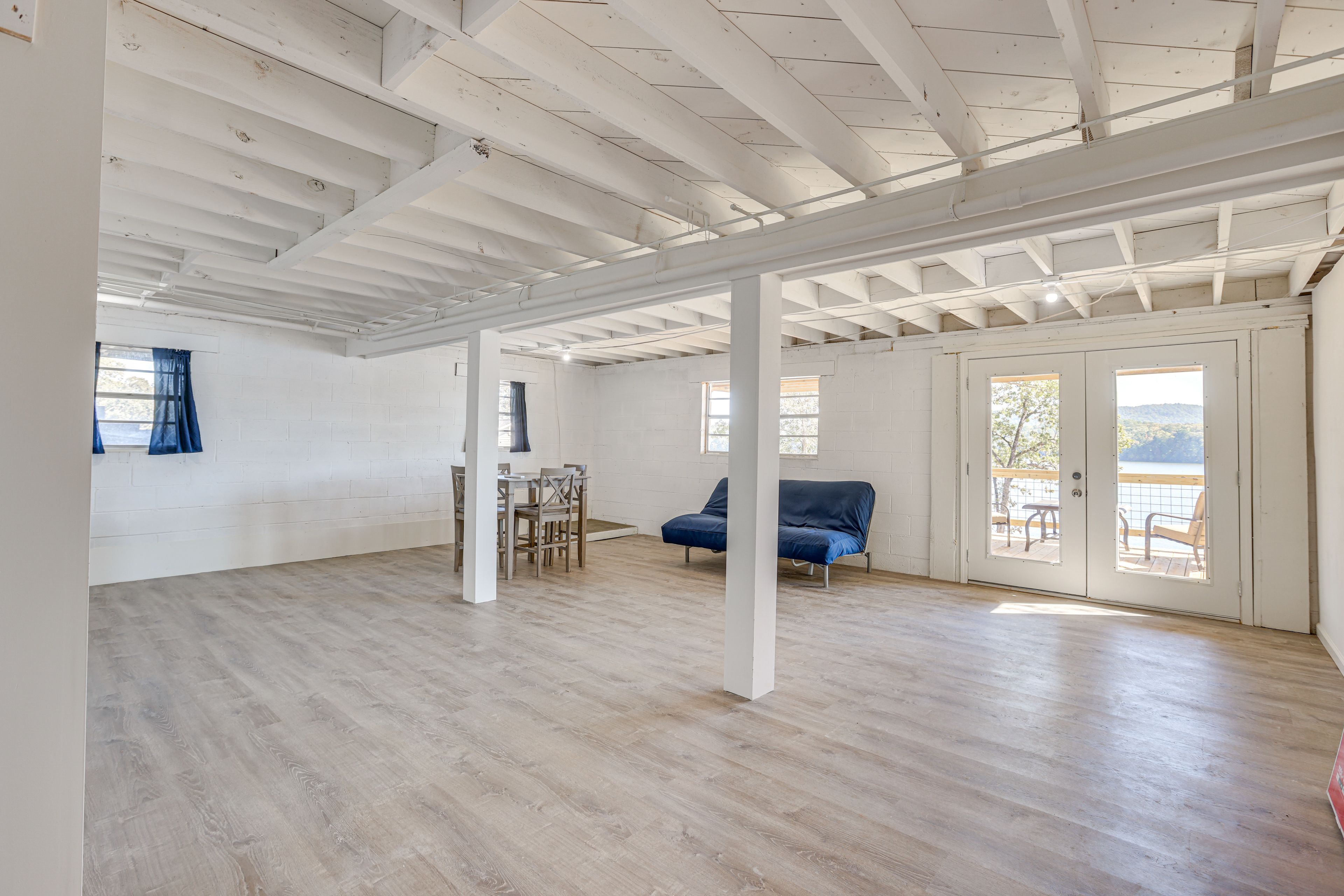 Lounge Area | Full Futon | Lower Level