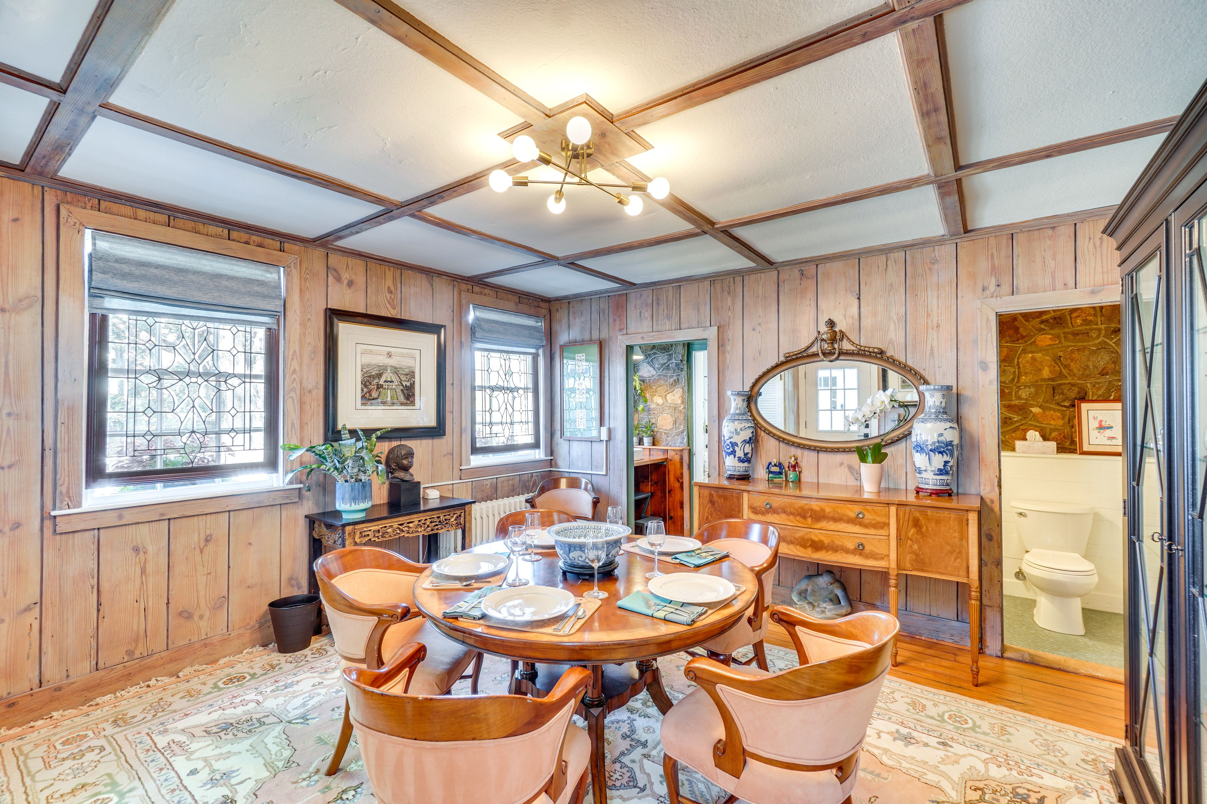 Dining Room | Dishware & Flatware Provided | 1st Floor
