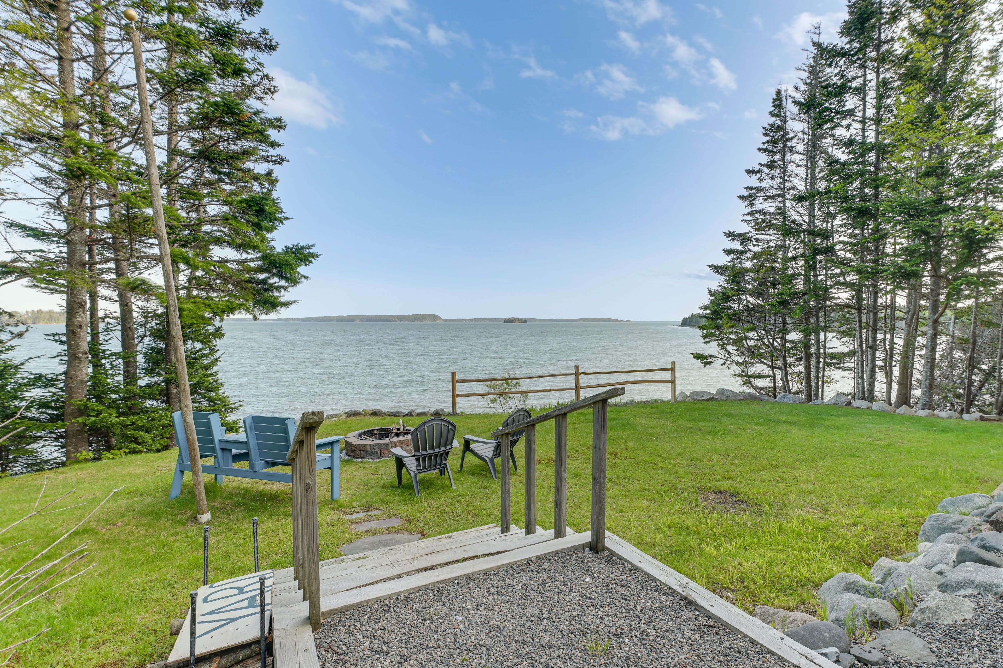 Roque Bluffs Vacation Rental | 1BR | 1.5BA | 1,300 Sq Ft | Steps Required