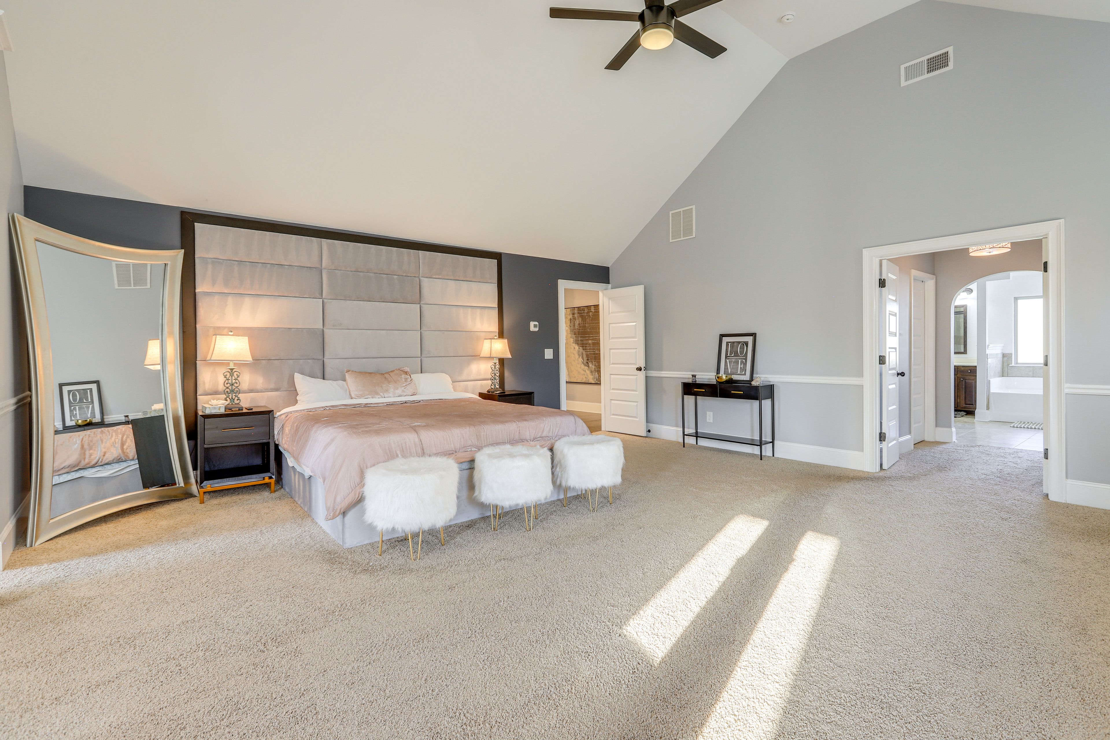 Bedroom 1 | 2nd Floor | California King Bed | Smart TV | Linens Provided