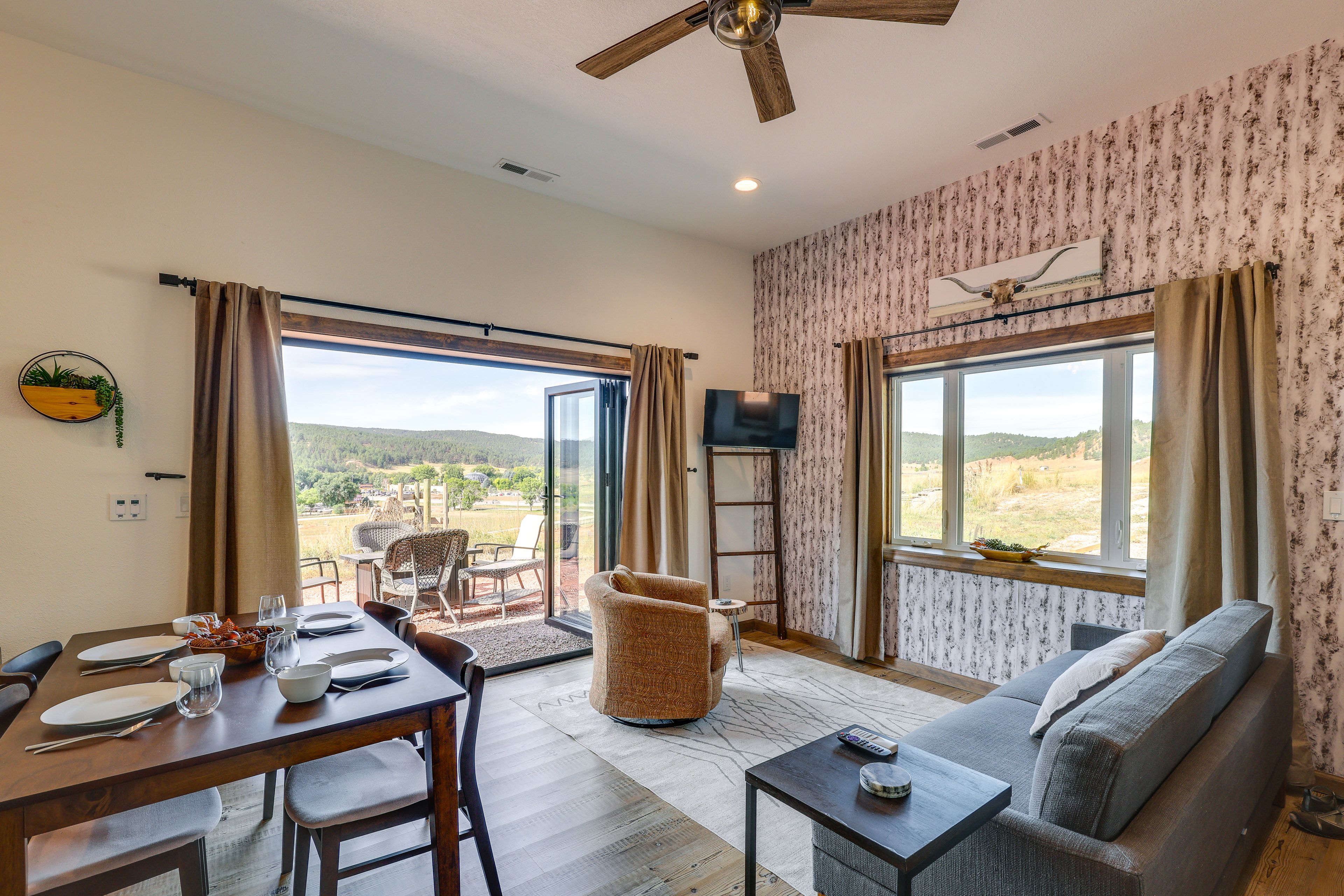 Rapid City Vacation Rental | 2BR | 1BA | Step-Free Access | 624 Sq Ft