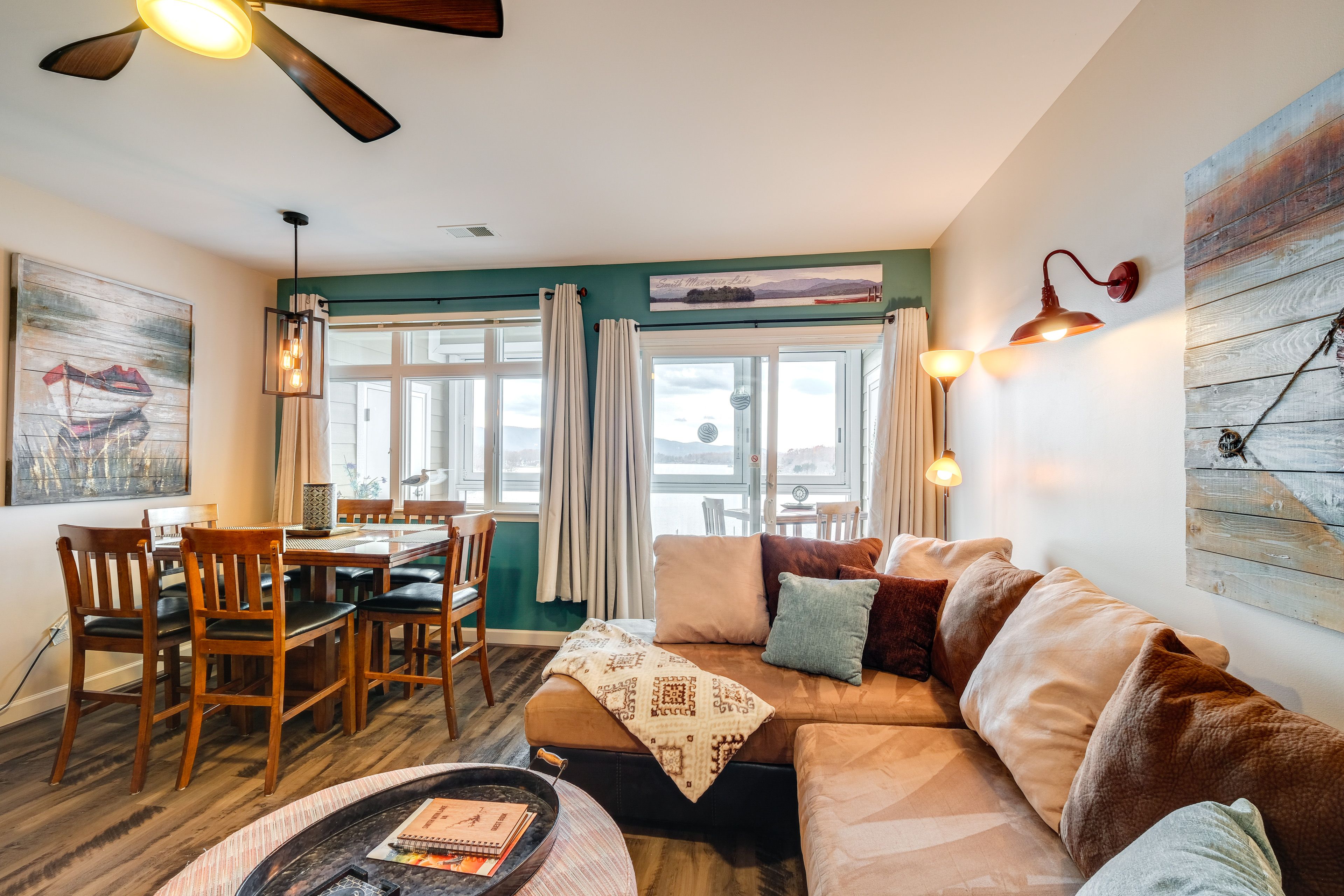 Living Area | Smart TV w/ Cable | Electric Fireplace | Dining Area