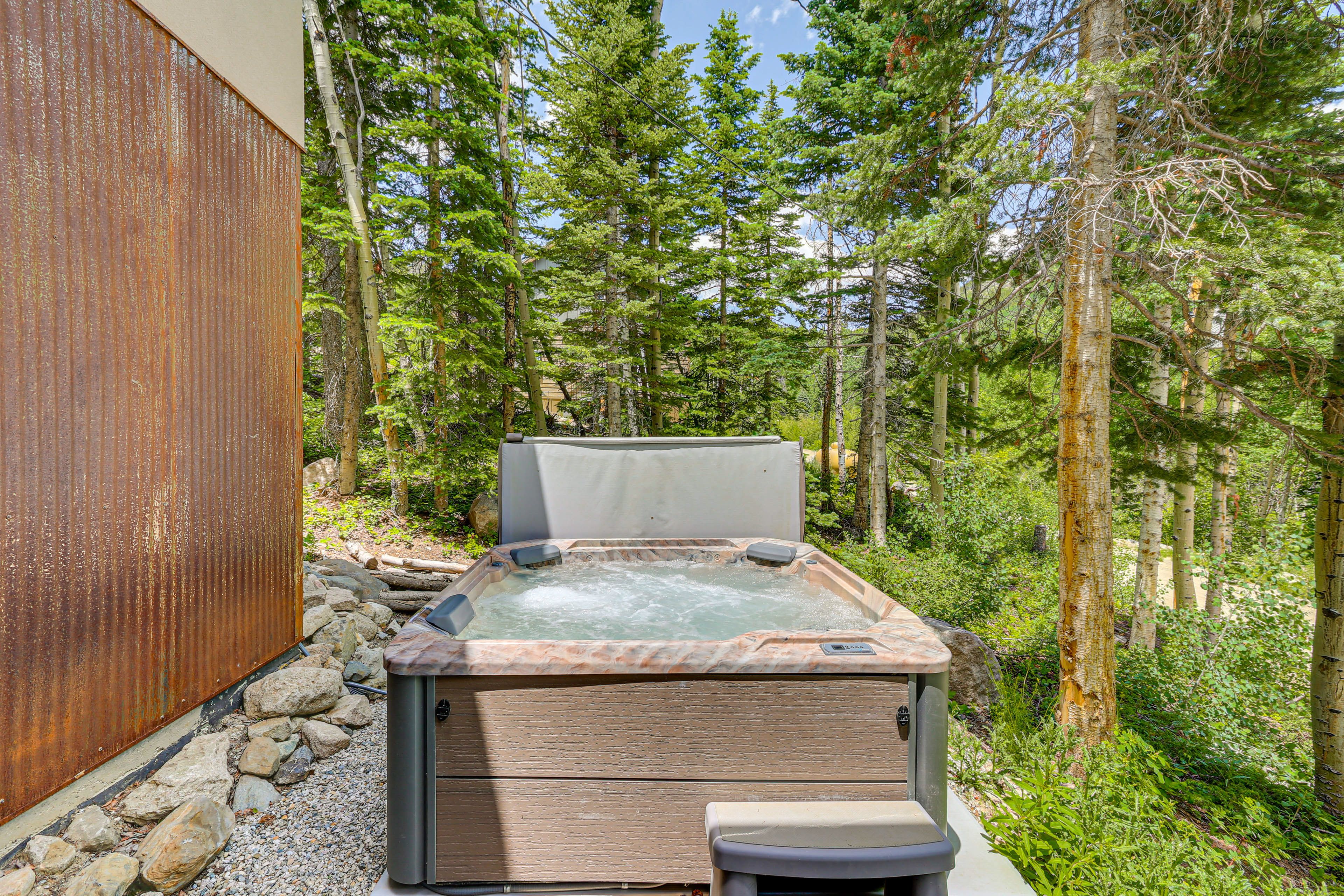House Exterior | Private Hot Tub