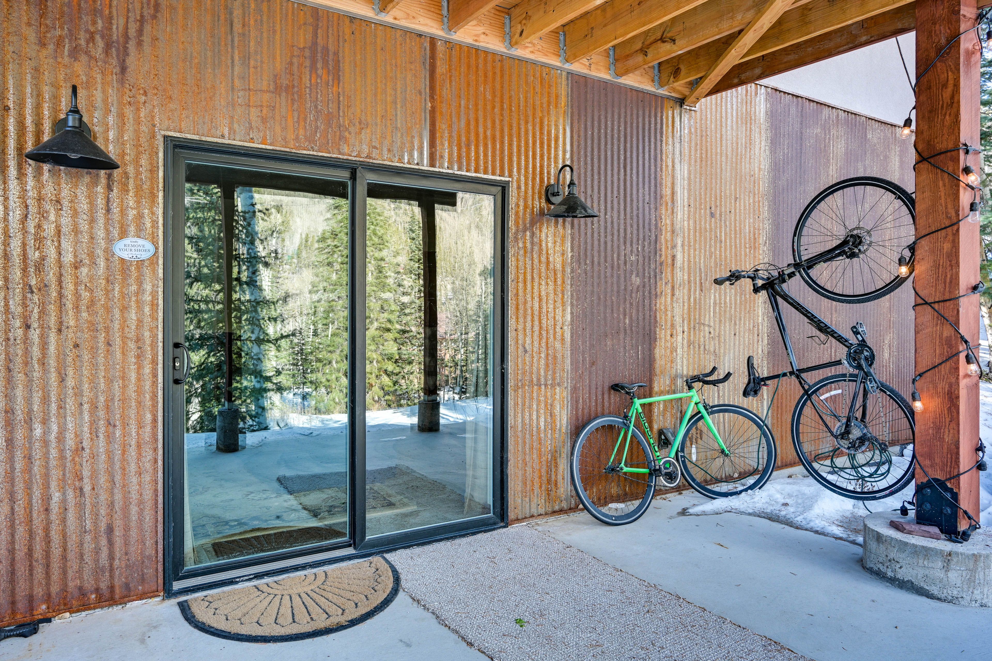 Duplex Exterior | Private Hot Tub