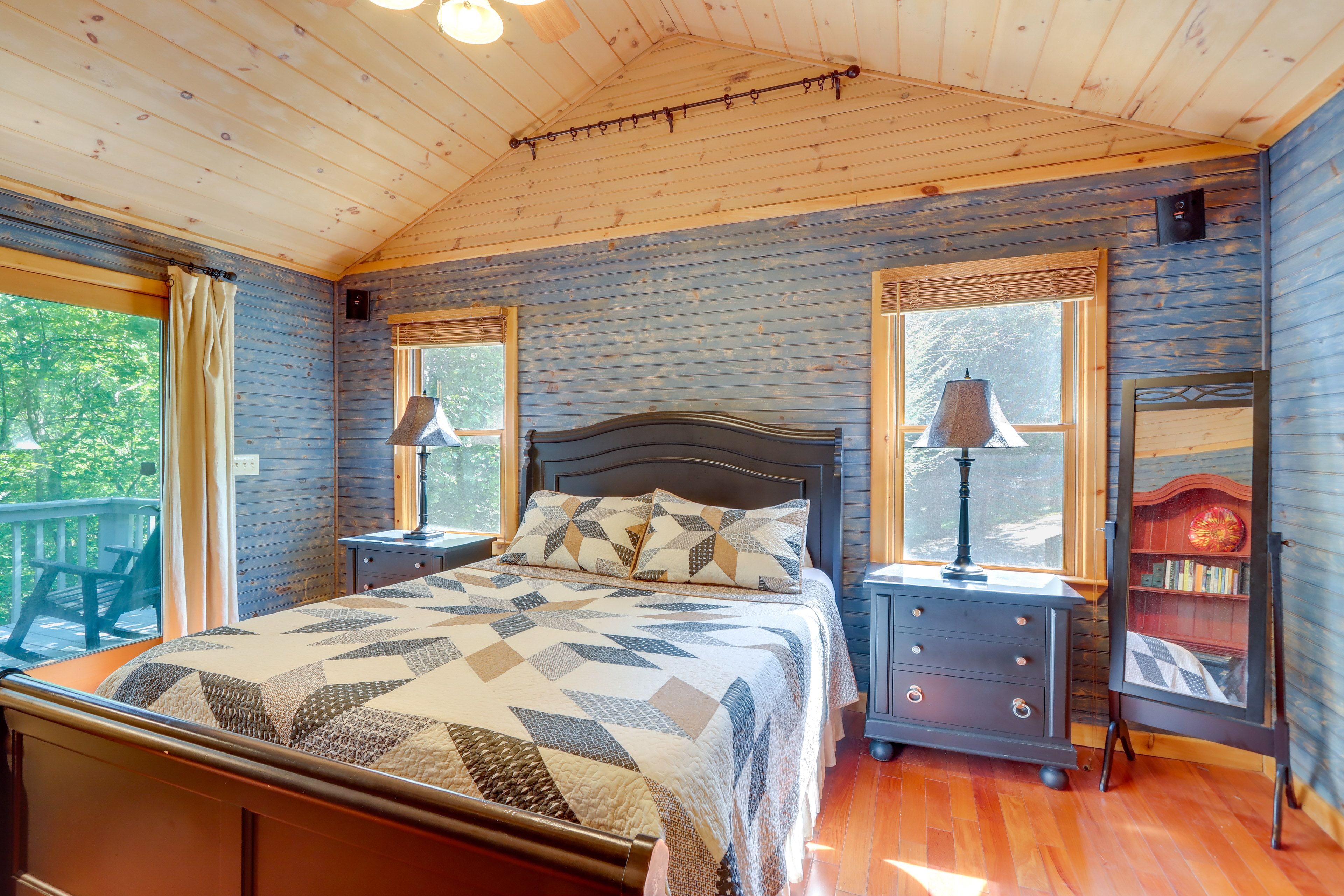 Bedroom Suite | Queen Bed | Deck Access | Main Level