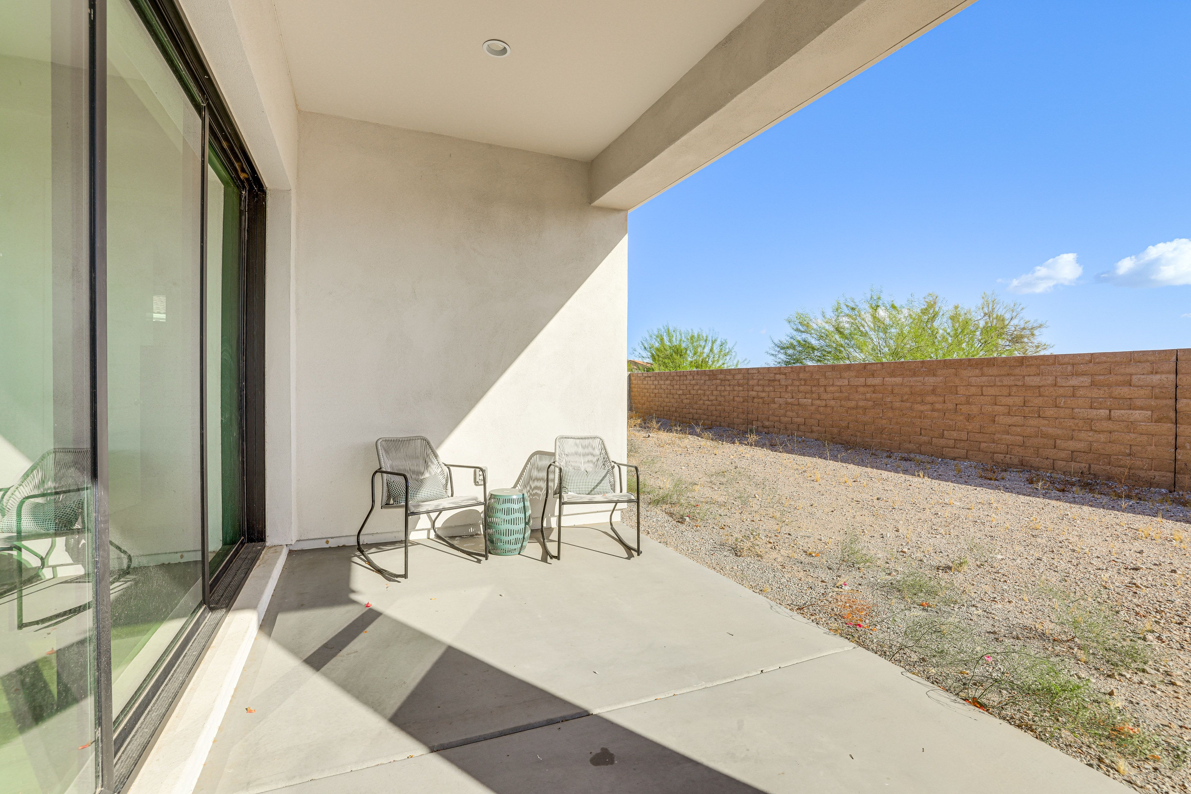 Covered Patio | Fenced Yard | Mountain View