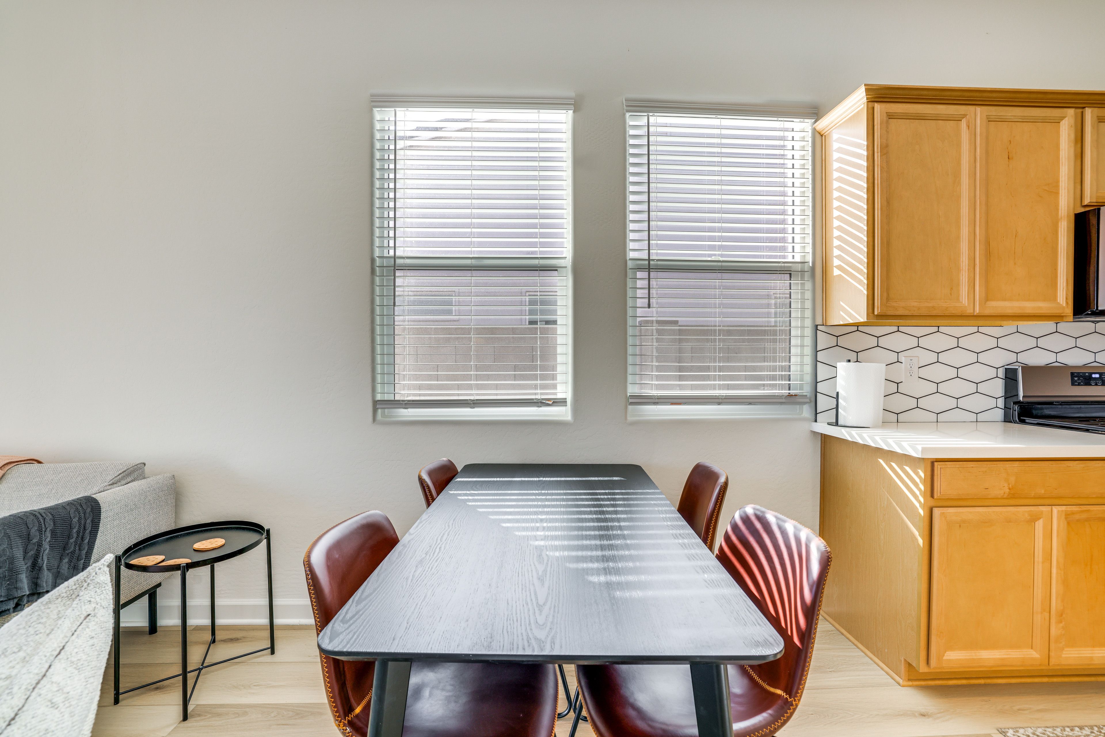 Dining Area | Dishware & Flatware Provided | Central A/C