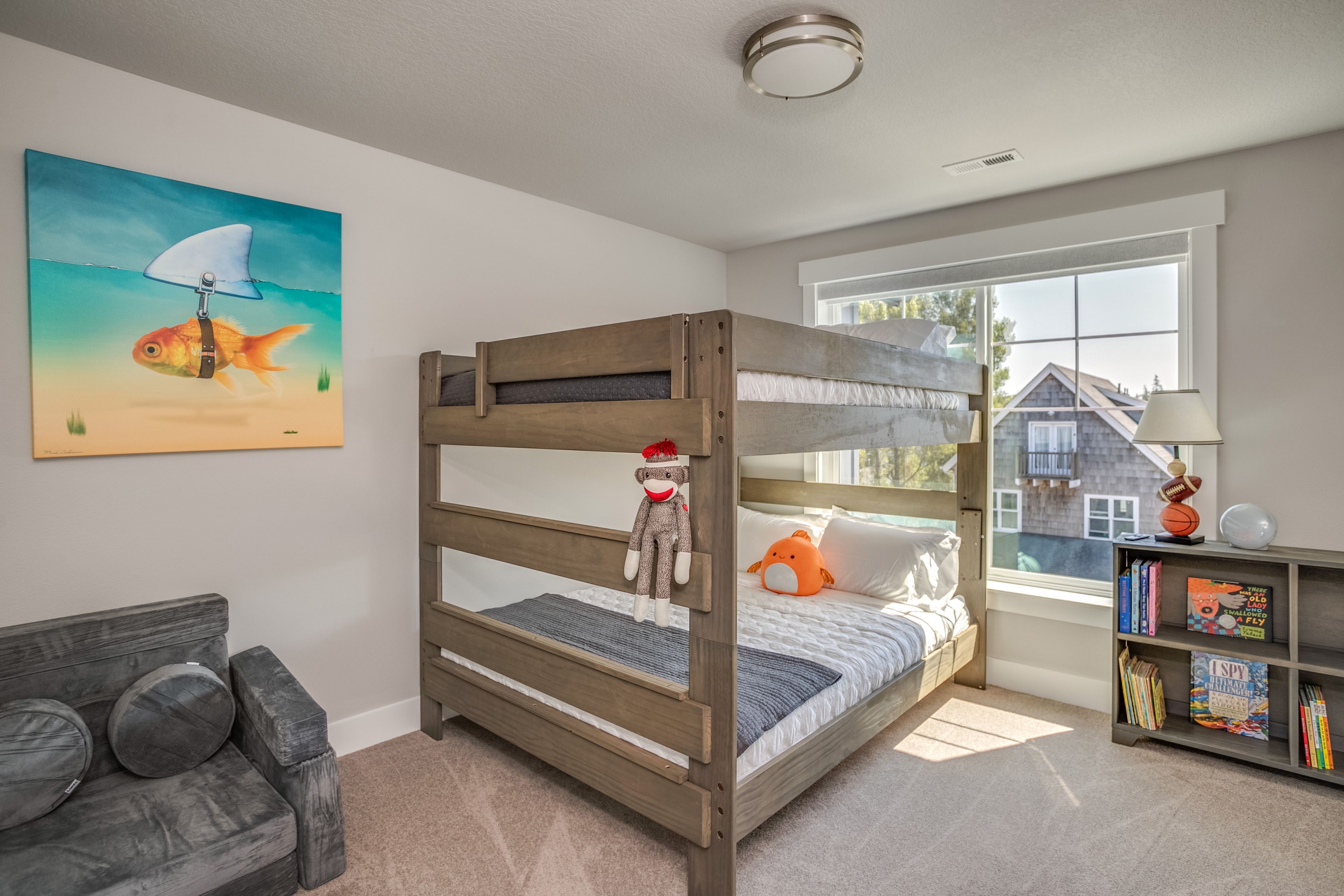 Bedroom 2 | 3rd Floor | Queen Bunk Bed | Kids Sleeper Sofa | Smart TV