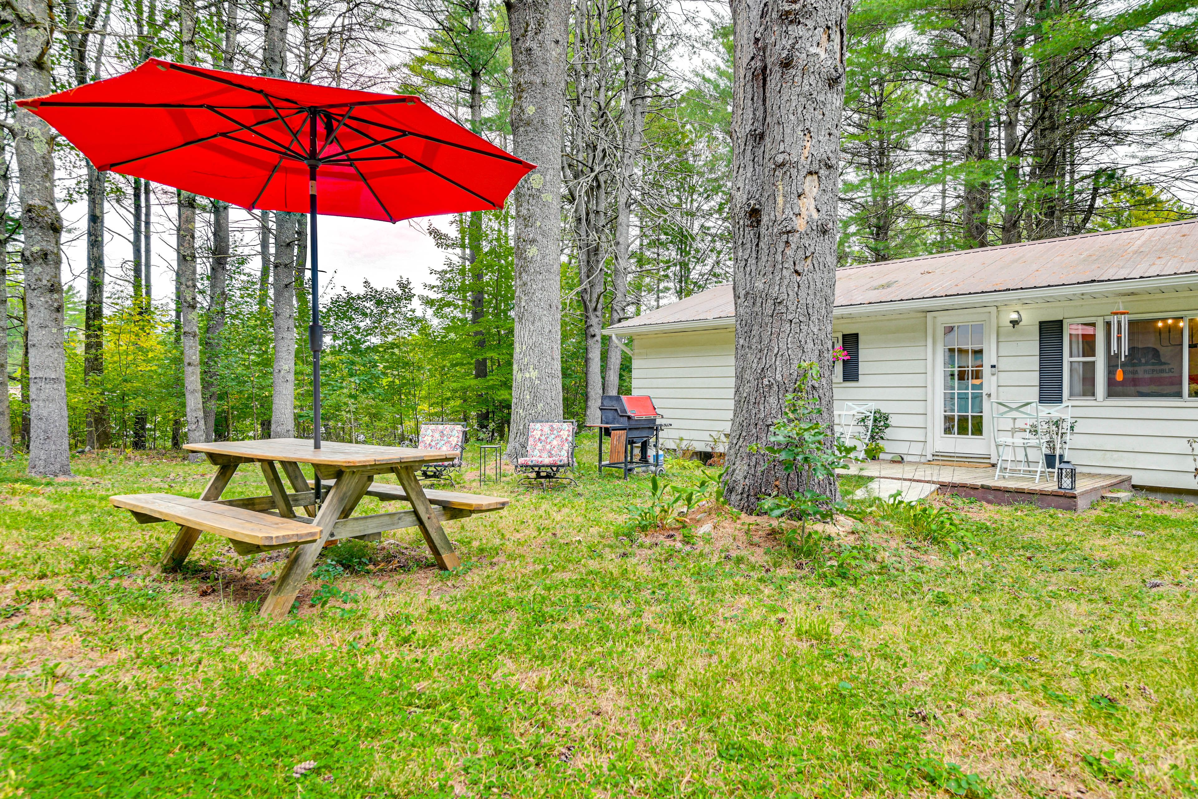 Backyard | Gas Grill (Propane Provided) | Single-Story Home