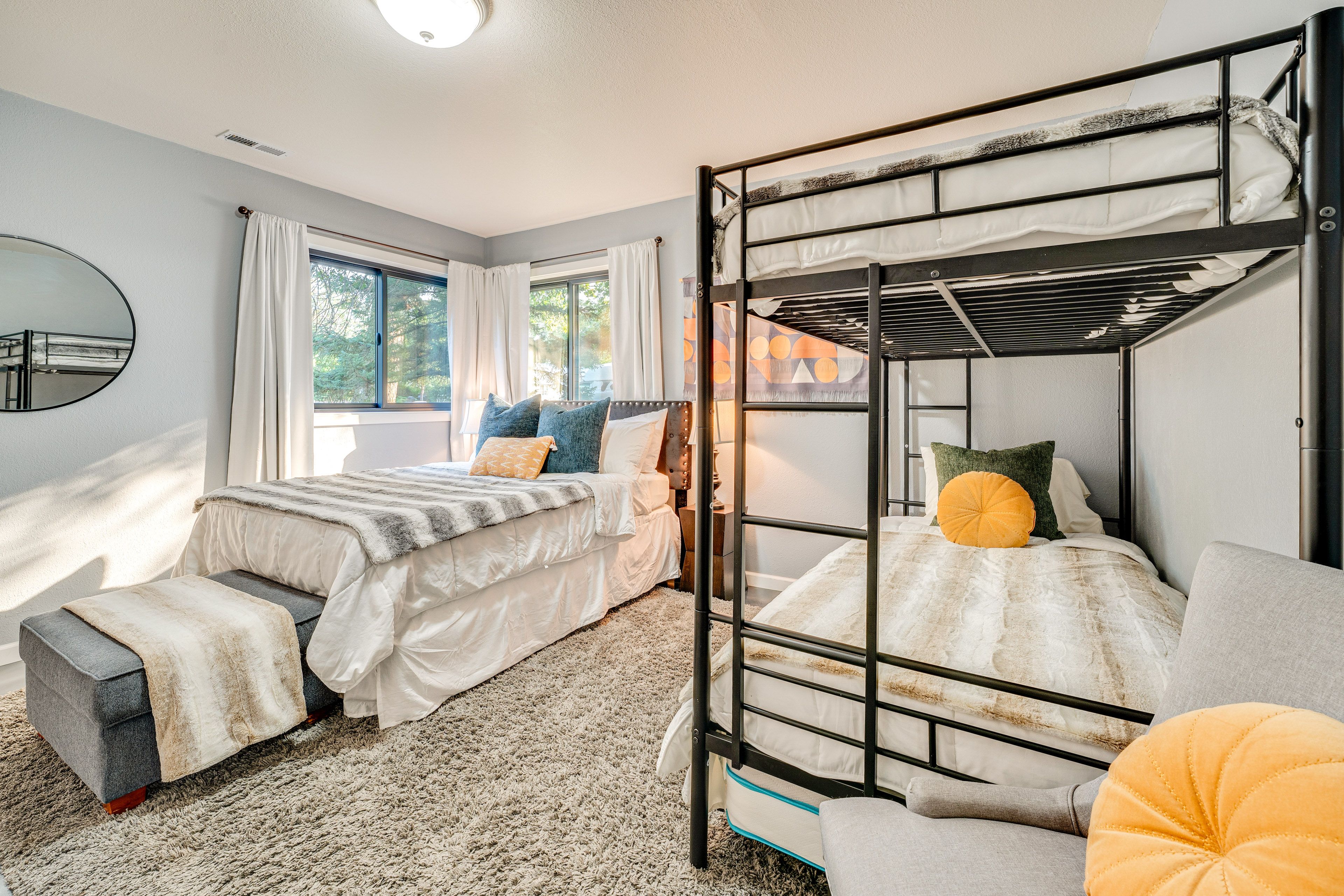 Bedroom 2 | Full Bed | Twin Bunk Bed w/ Twin Trundle