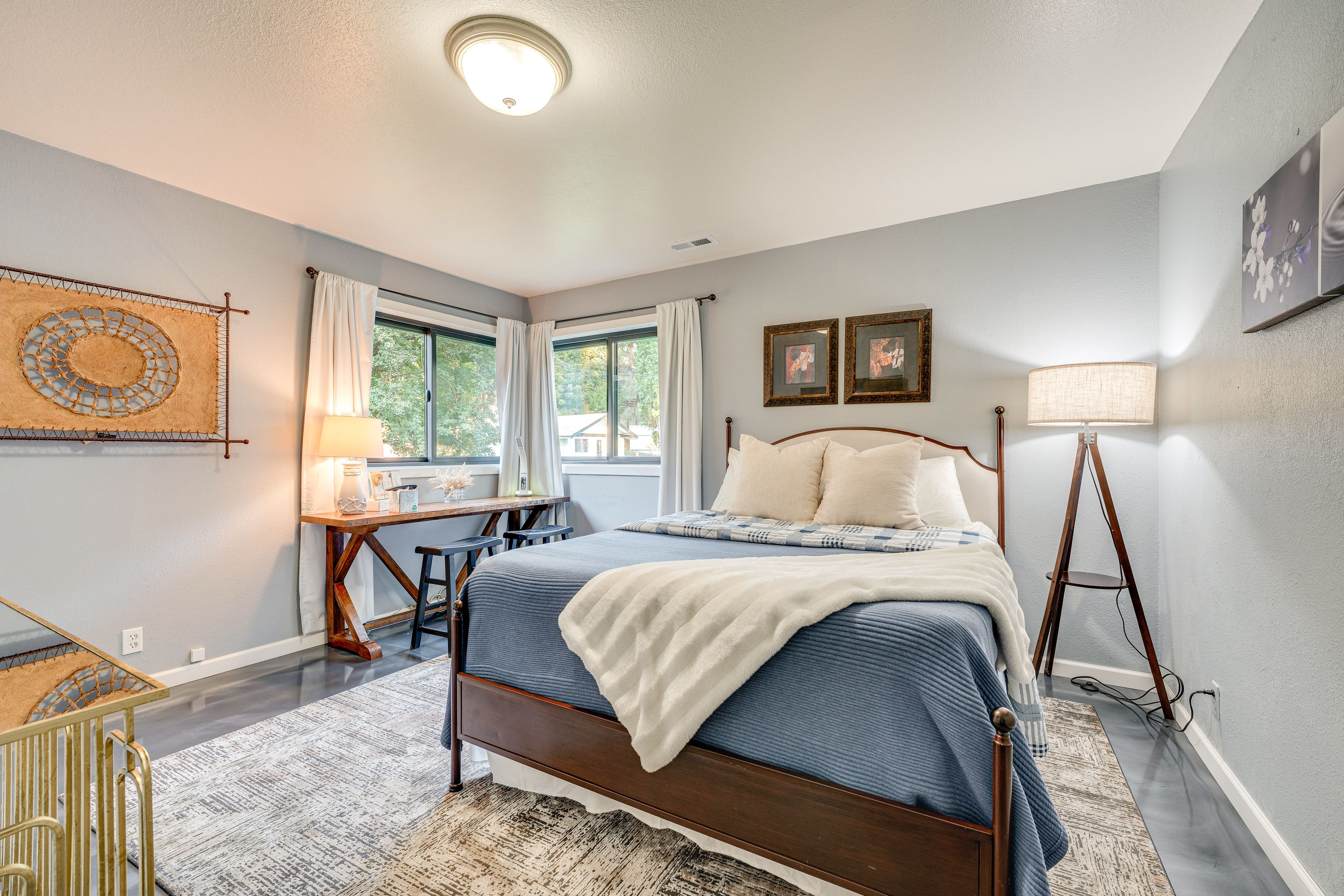 Bedroom 1 | Queen Bed | Linens Provided | Smart TV