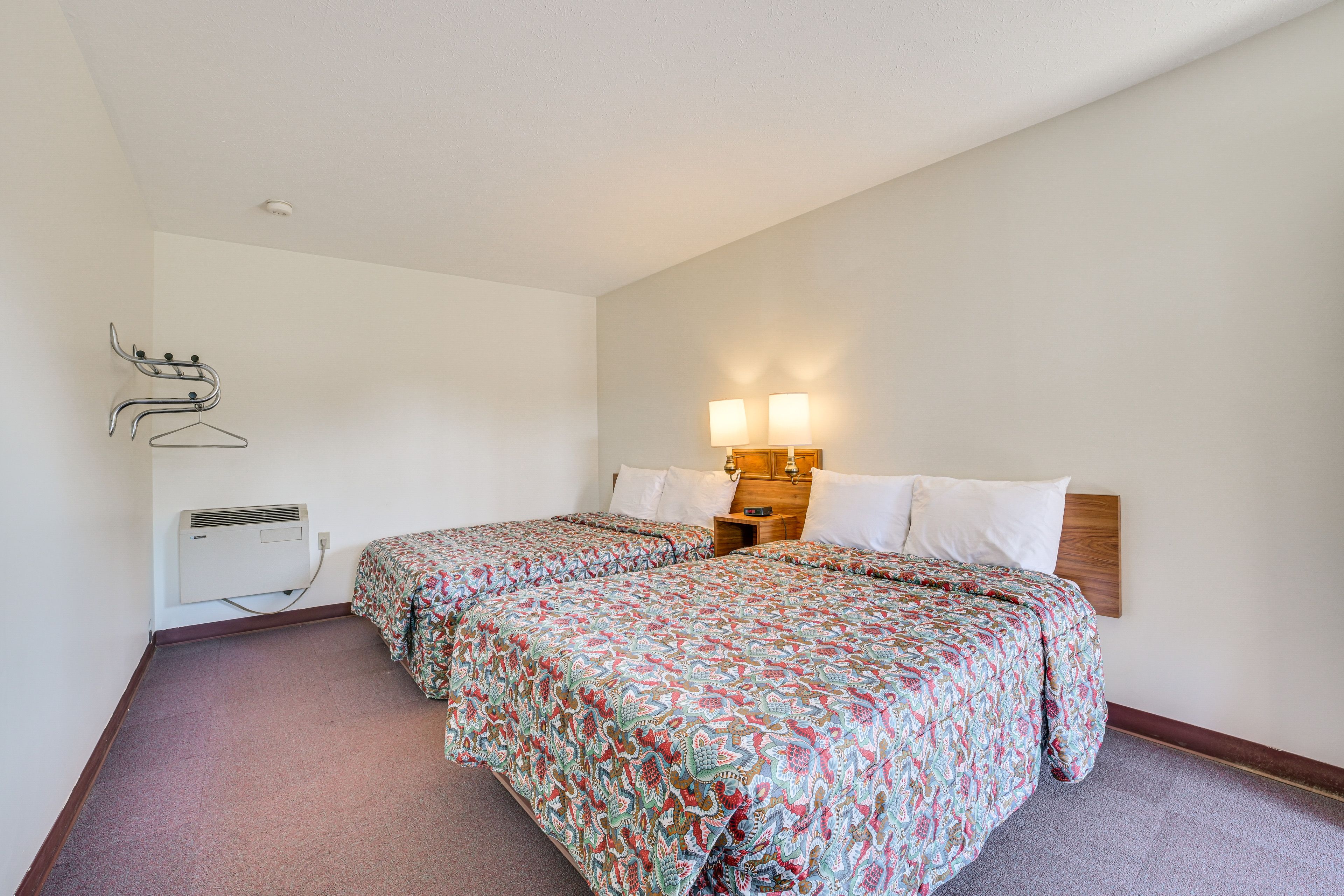 Studio | Sleeping Area | 2 Queen Beds | Linens Provided