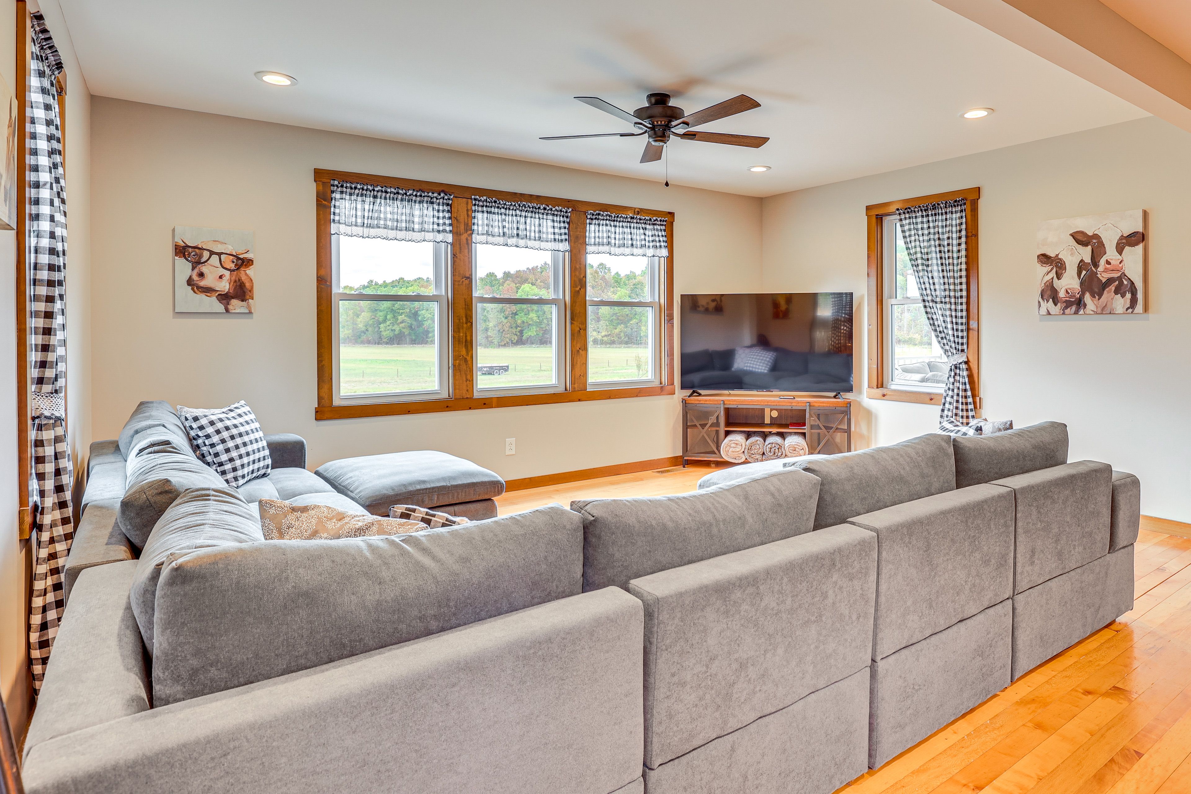Living Room | Main Level | Multi-Level Home | Central A/C & Heating