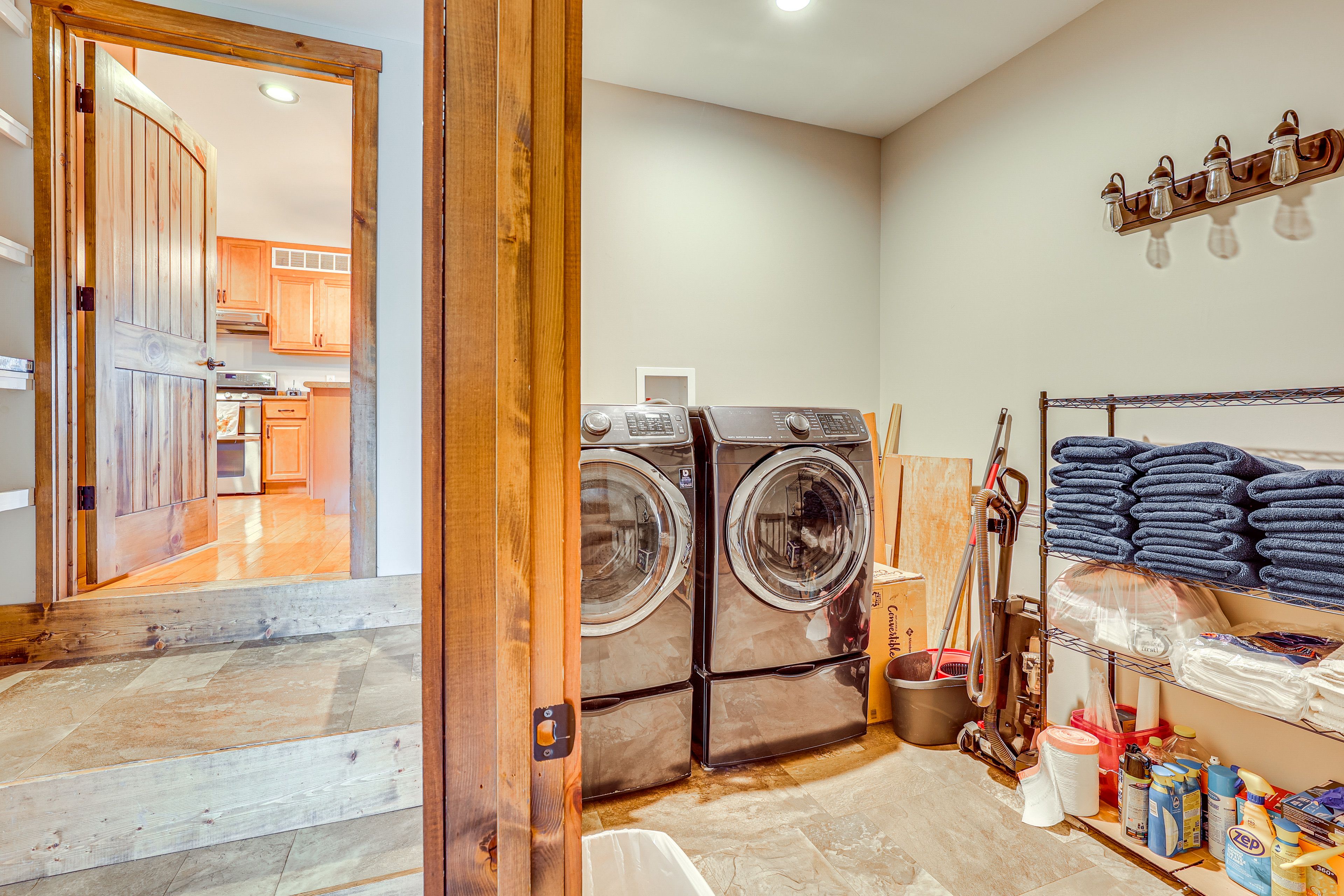 Laundry Room | Sunken Main Level | Washer & Dryer