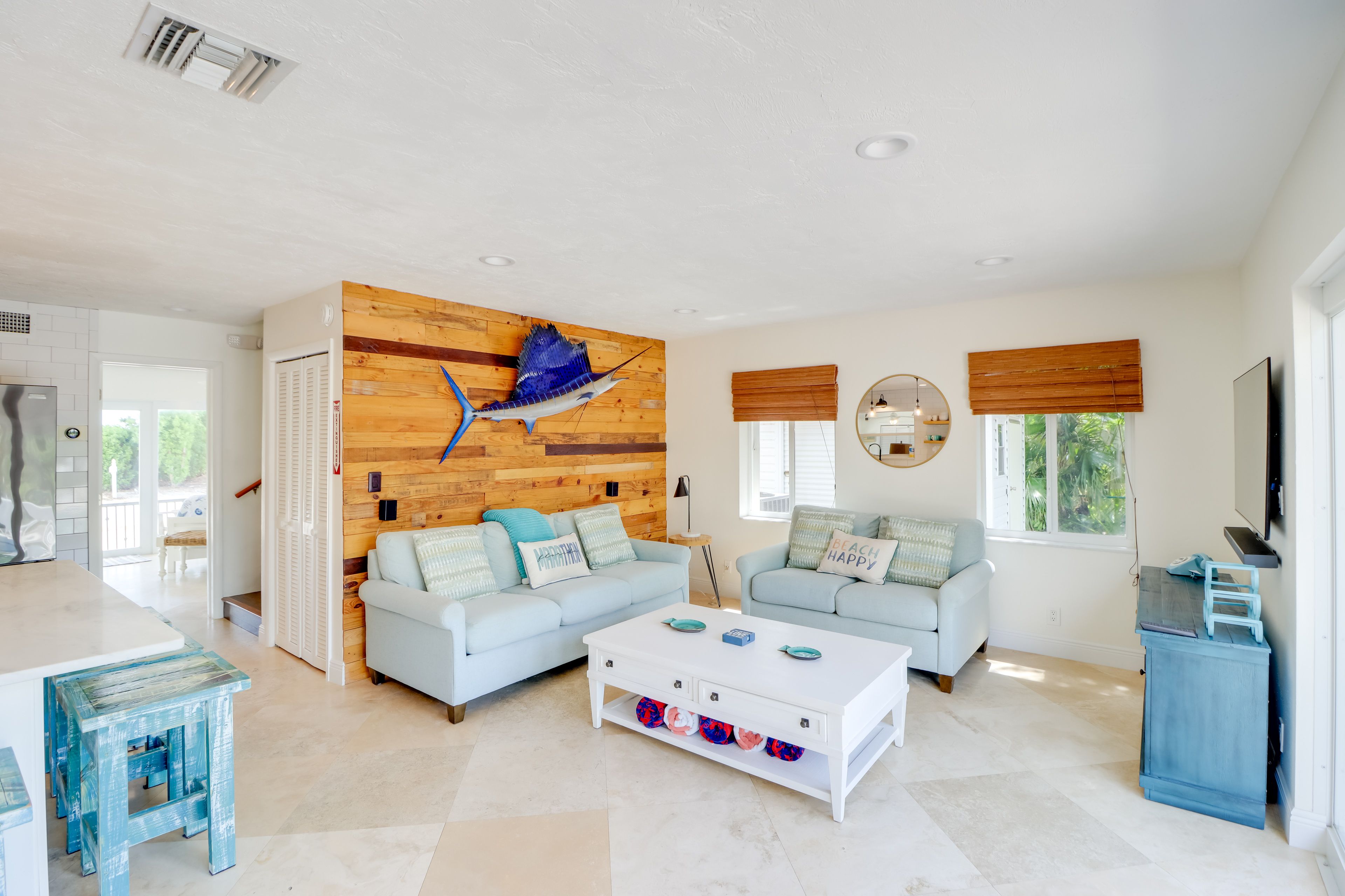 Living Room | 1st Floor | Full Sleeper Sofa | Smart TV