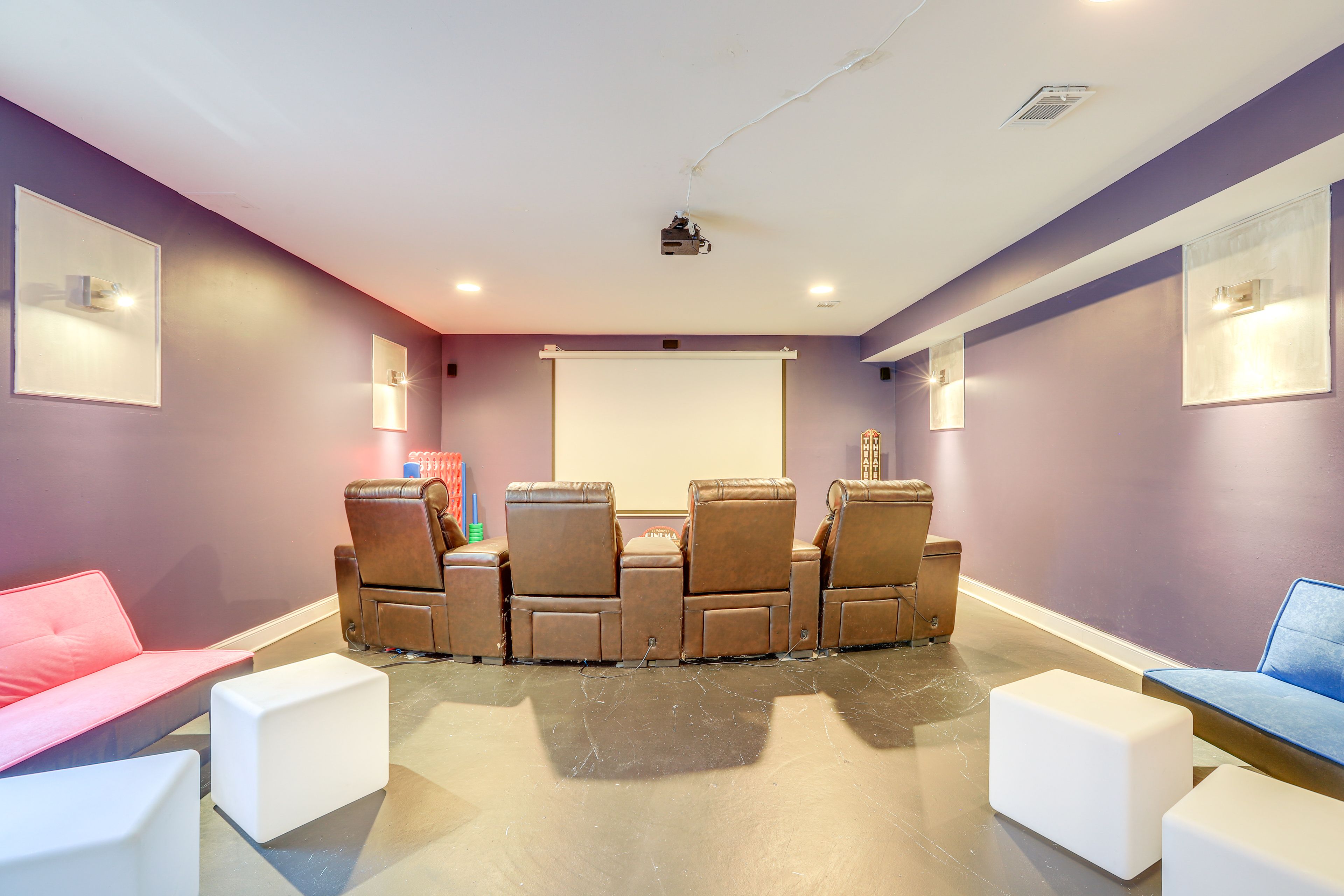 Theater Room | 2 Twin Futons | Basement Level