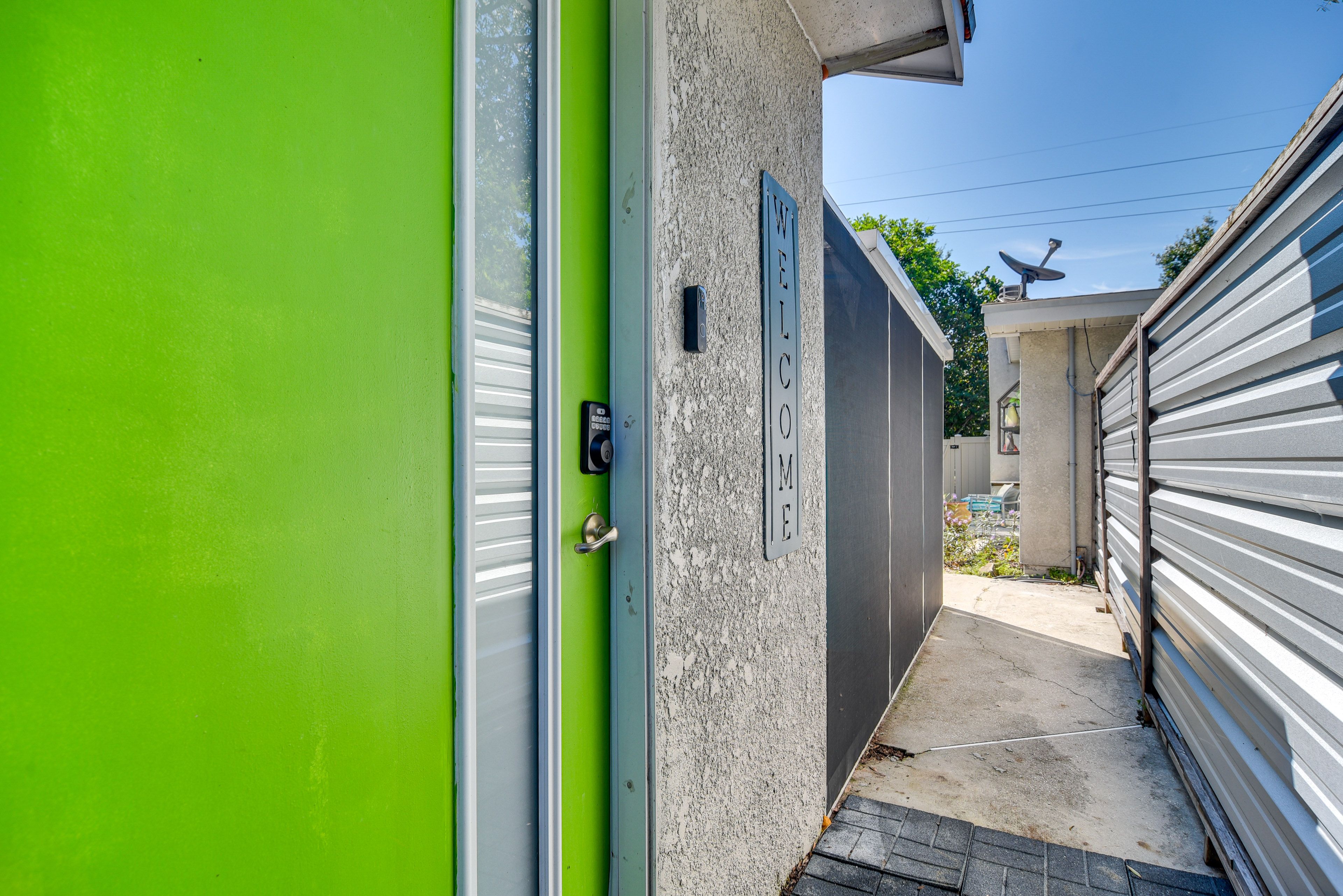 Walkway to Unit | Private Entrance