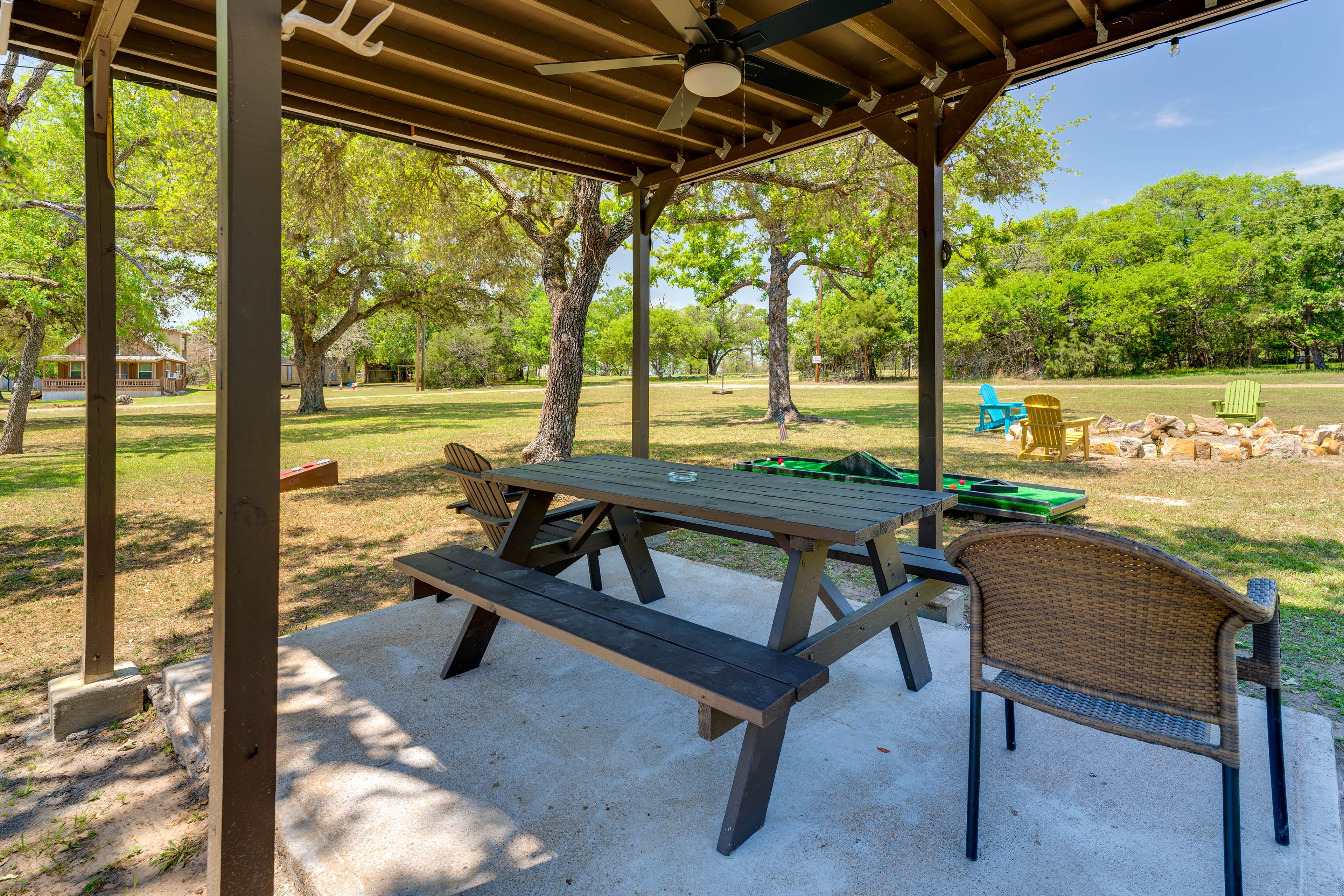 Gazebo Dining Area