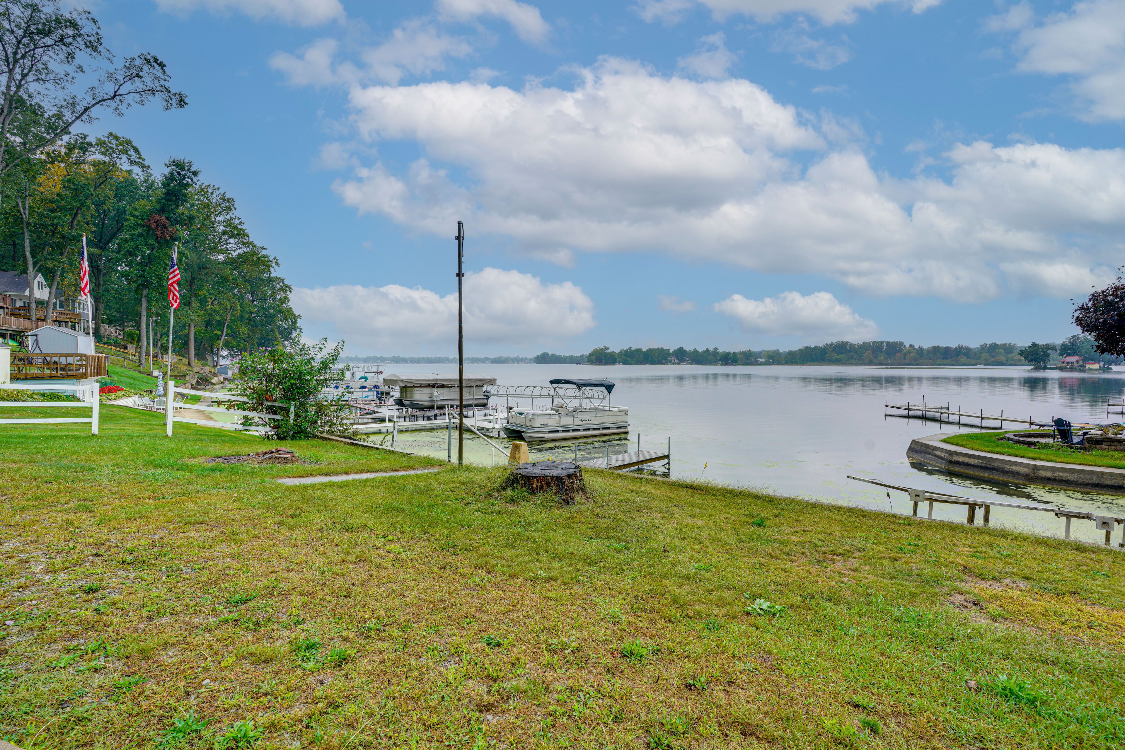Shared Boat Dock on Webster Lake (Seasonal & Currently Available)