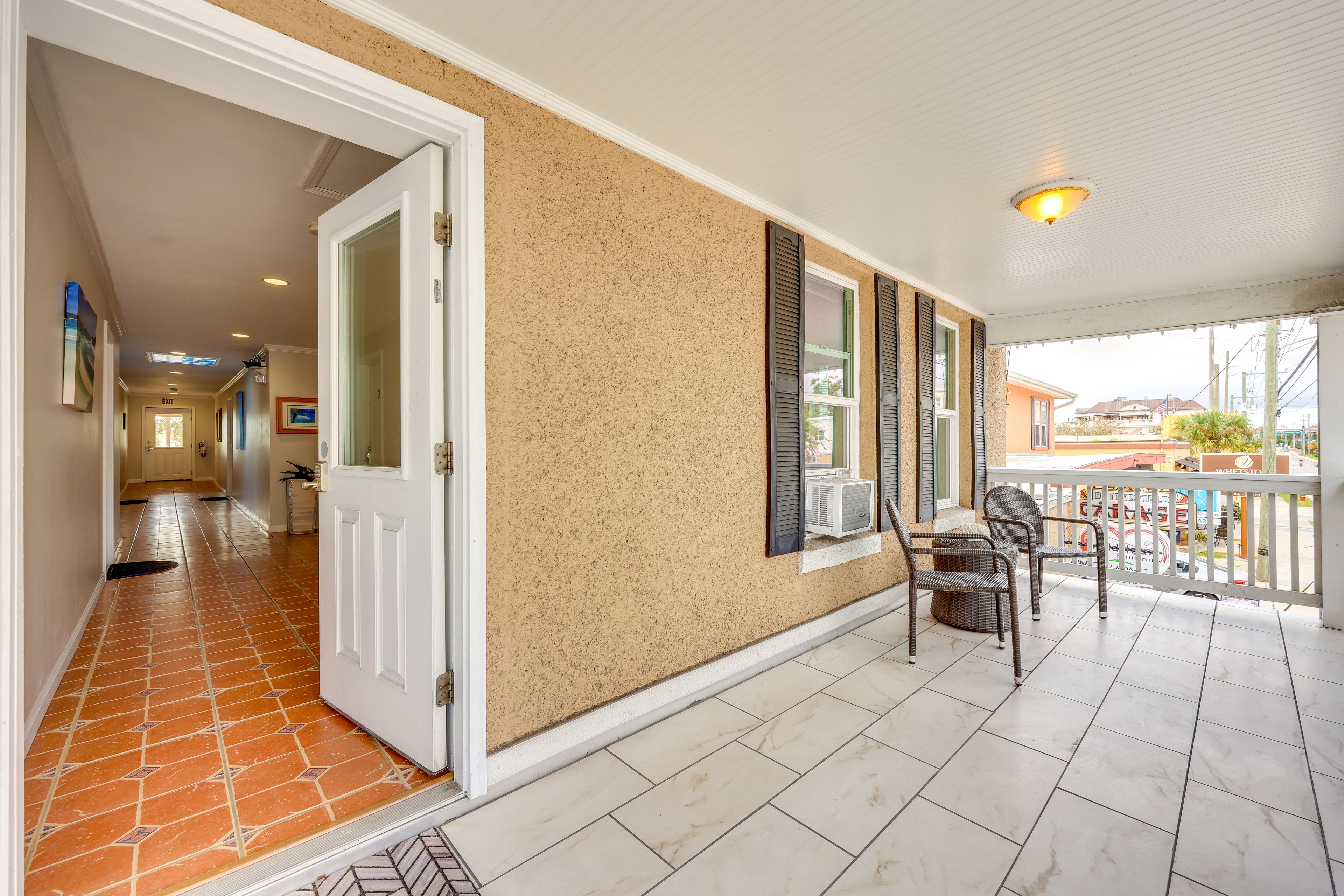 Shared Front Balcony