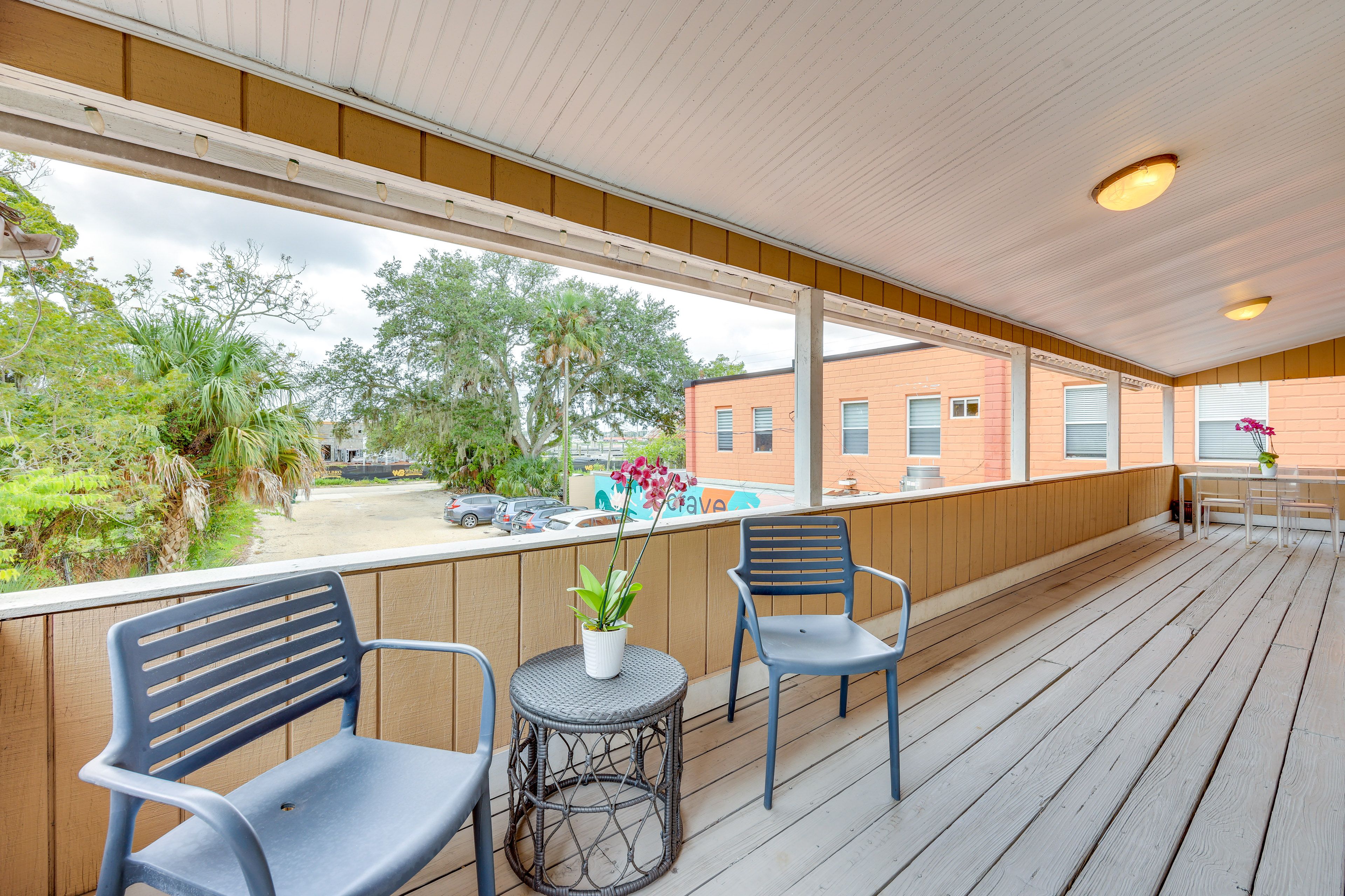 Shared Balcony | Single-Story Apartment | Additional Vacation Rentals Available