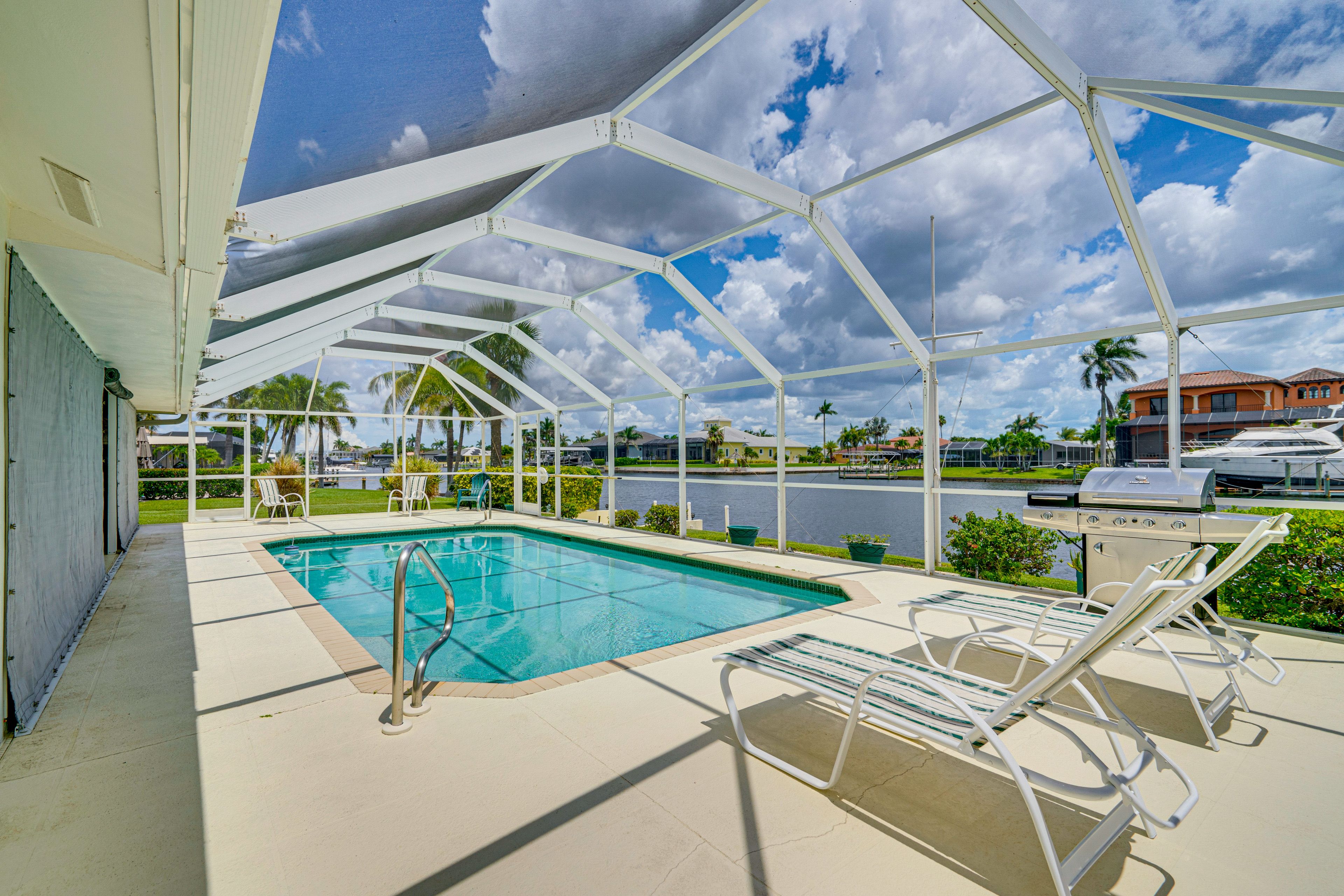 Lanai | Private Pool (Not Heated) | Gas Grill | 2 Lounge Chairs