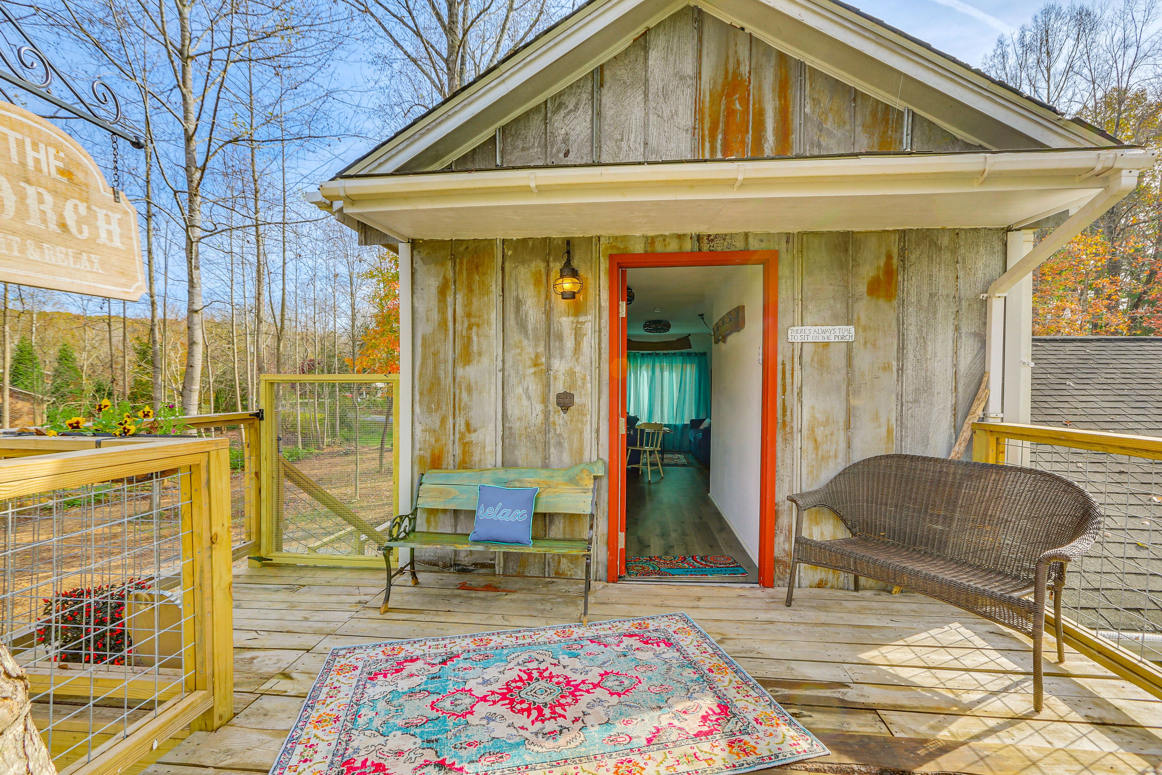 Studio Exterior | Private Deck
