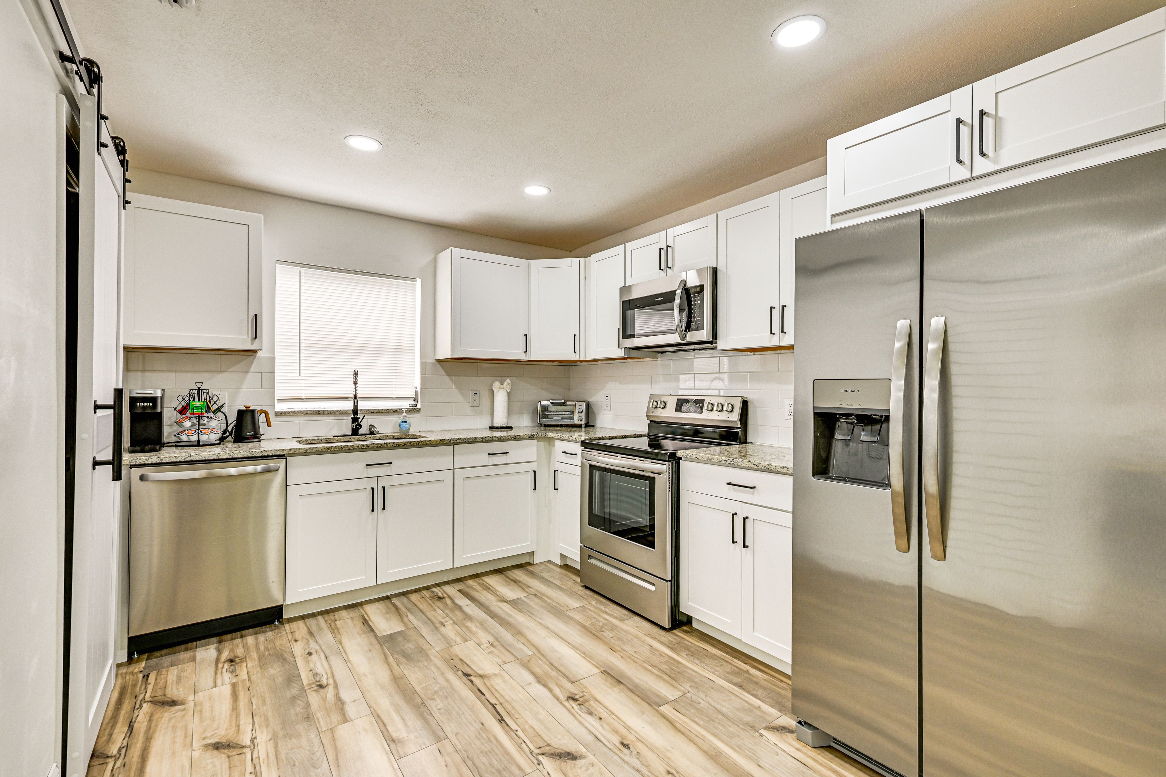 Property Interior | Single-Story Home | Free WiFi | Central A/C & Heating