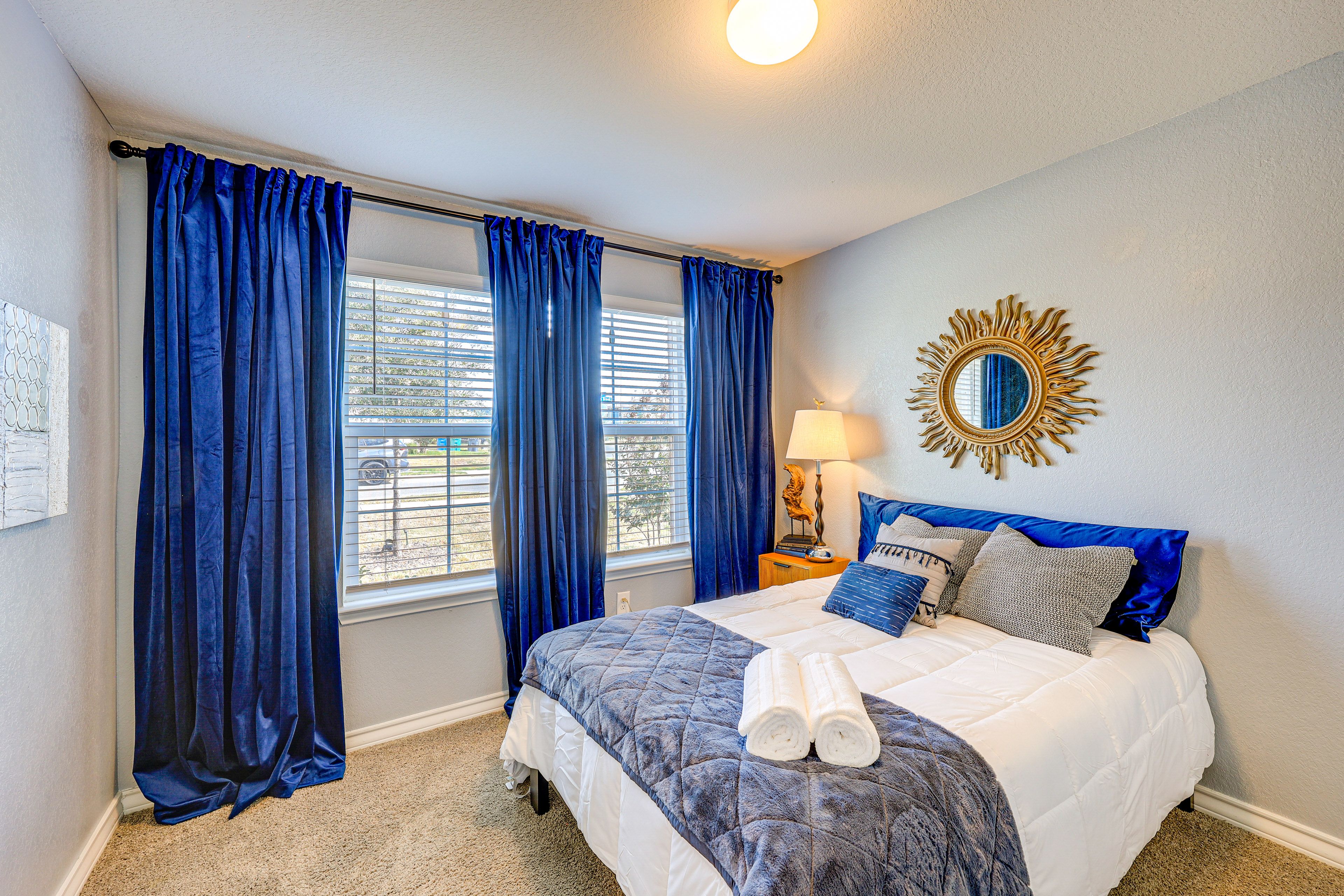 Bedroom 3 | Full Bed | Laptop-Friendly Workspace