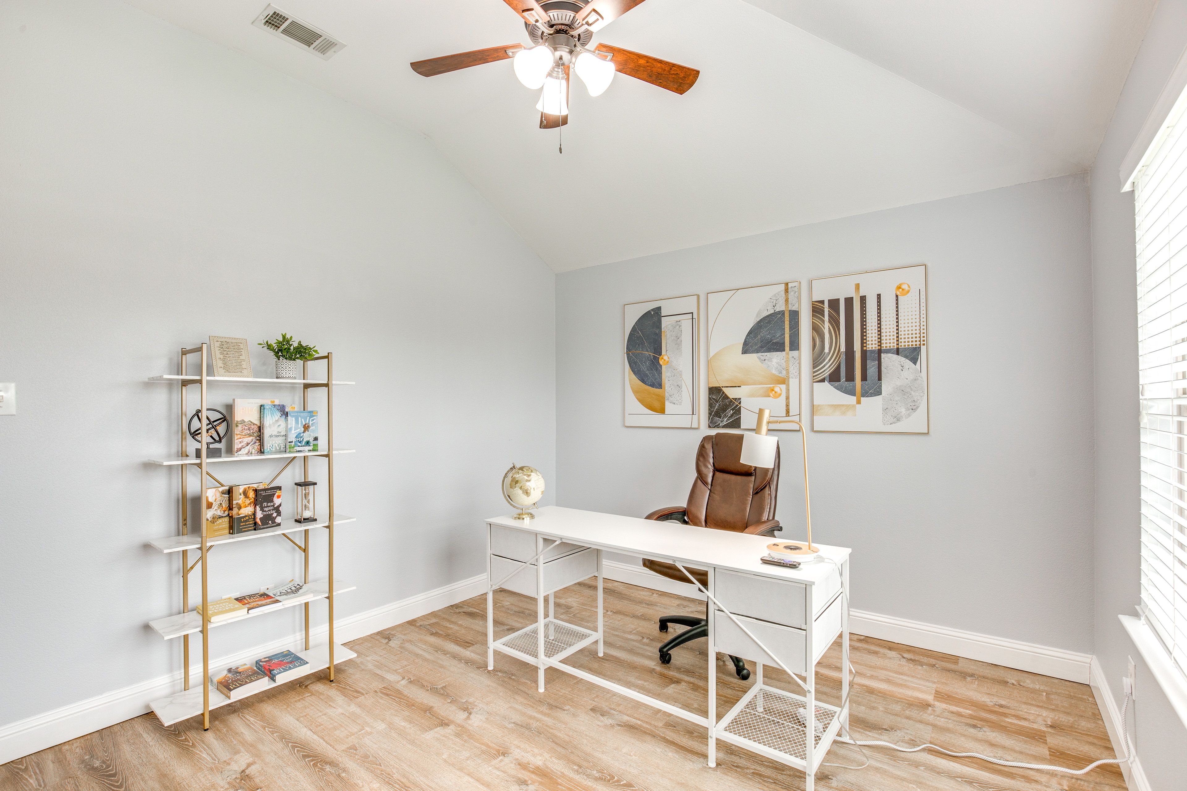 Private Office | Flat-Screen TV | Books