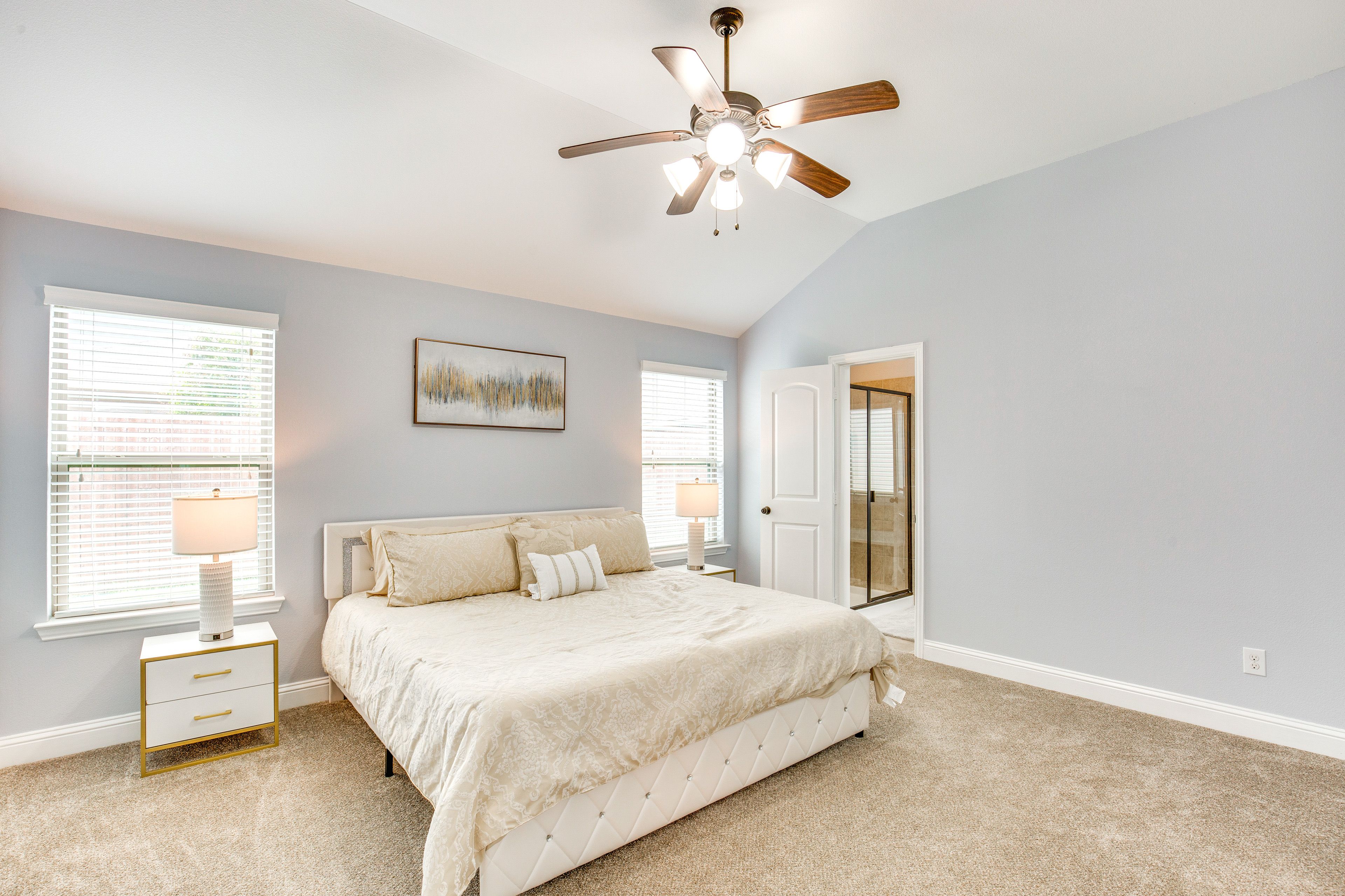 Bedroom 1 | King Bed | Flat-Screen TV