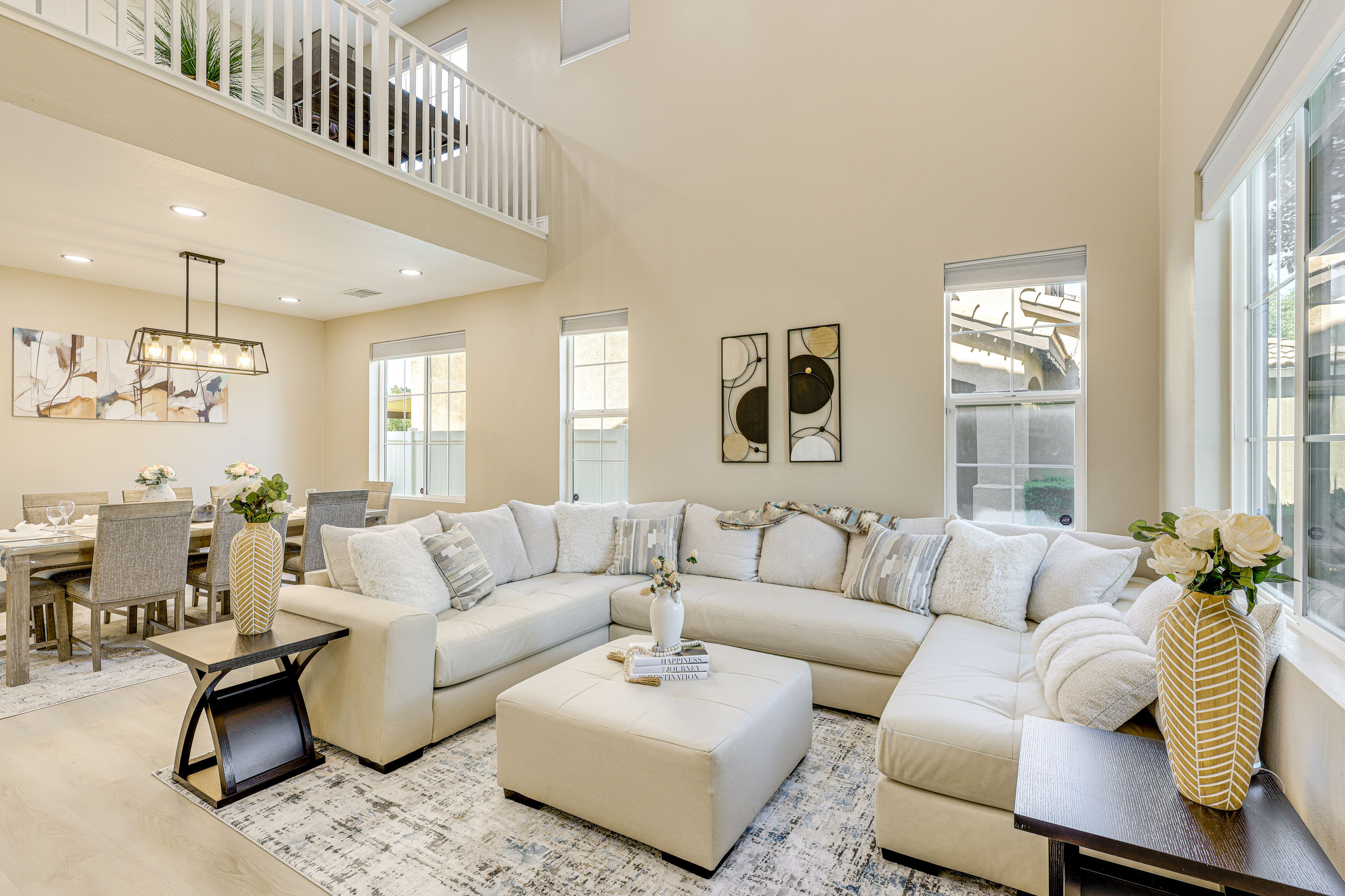 Sitting Area | 2-Story Home | Central A/C & Heating
