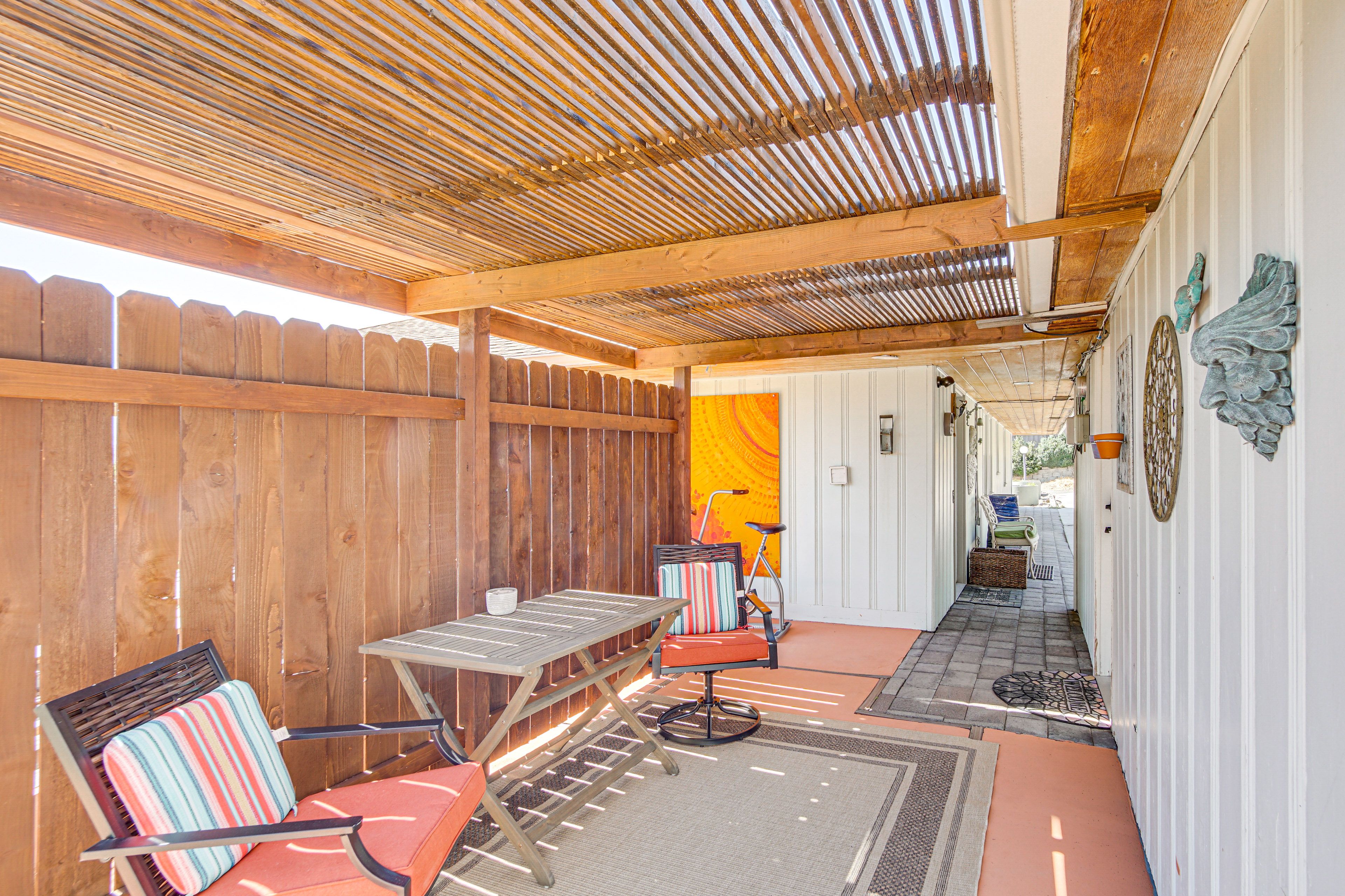 Studio Exterior | Private Patio