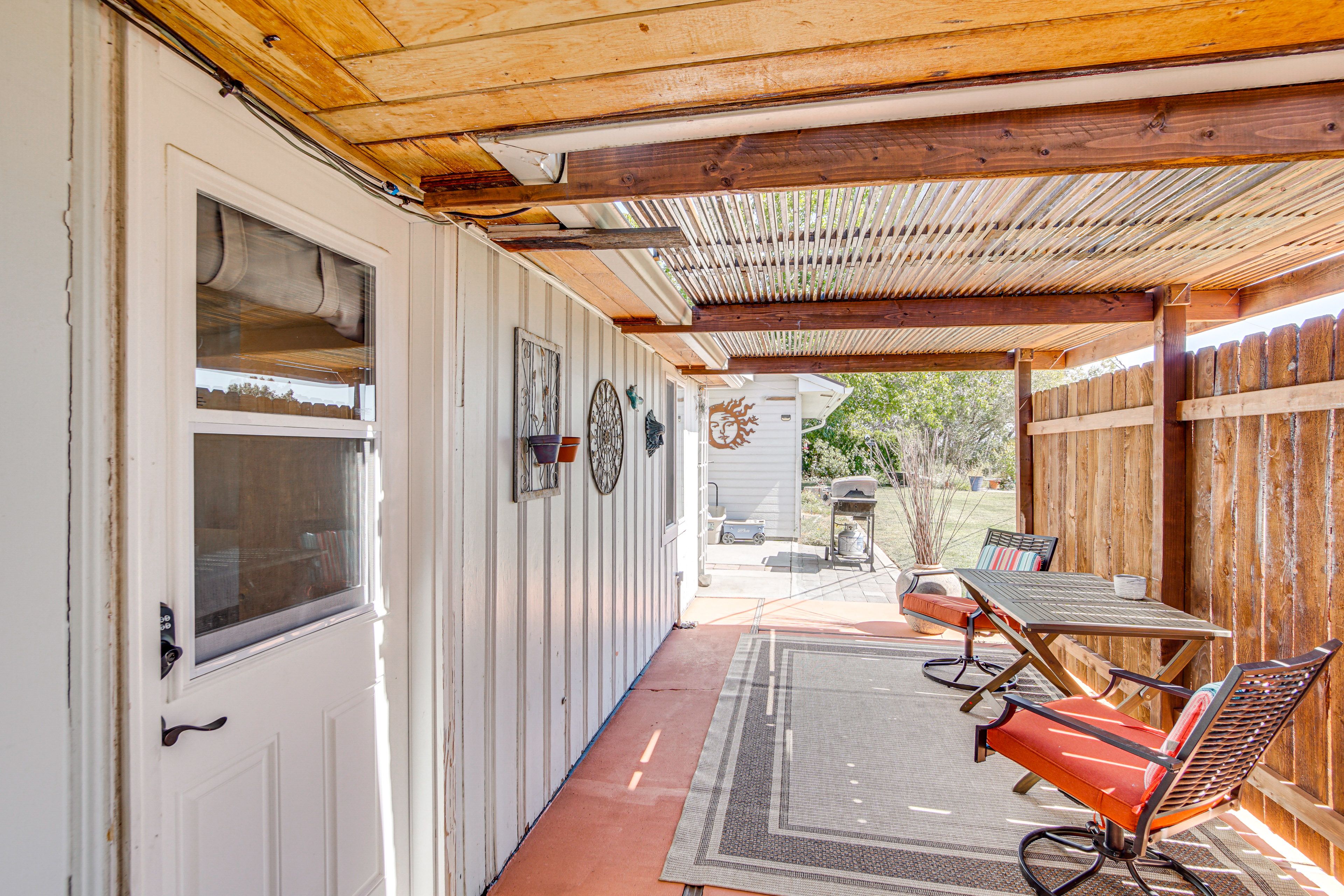Studio Exterior | Private Patio