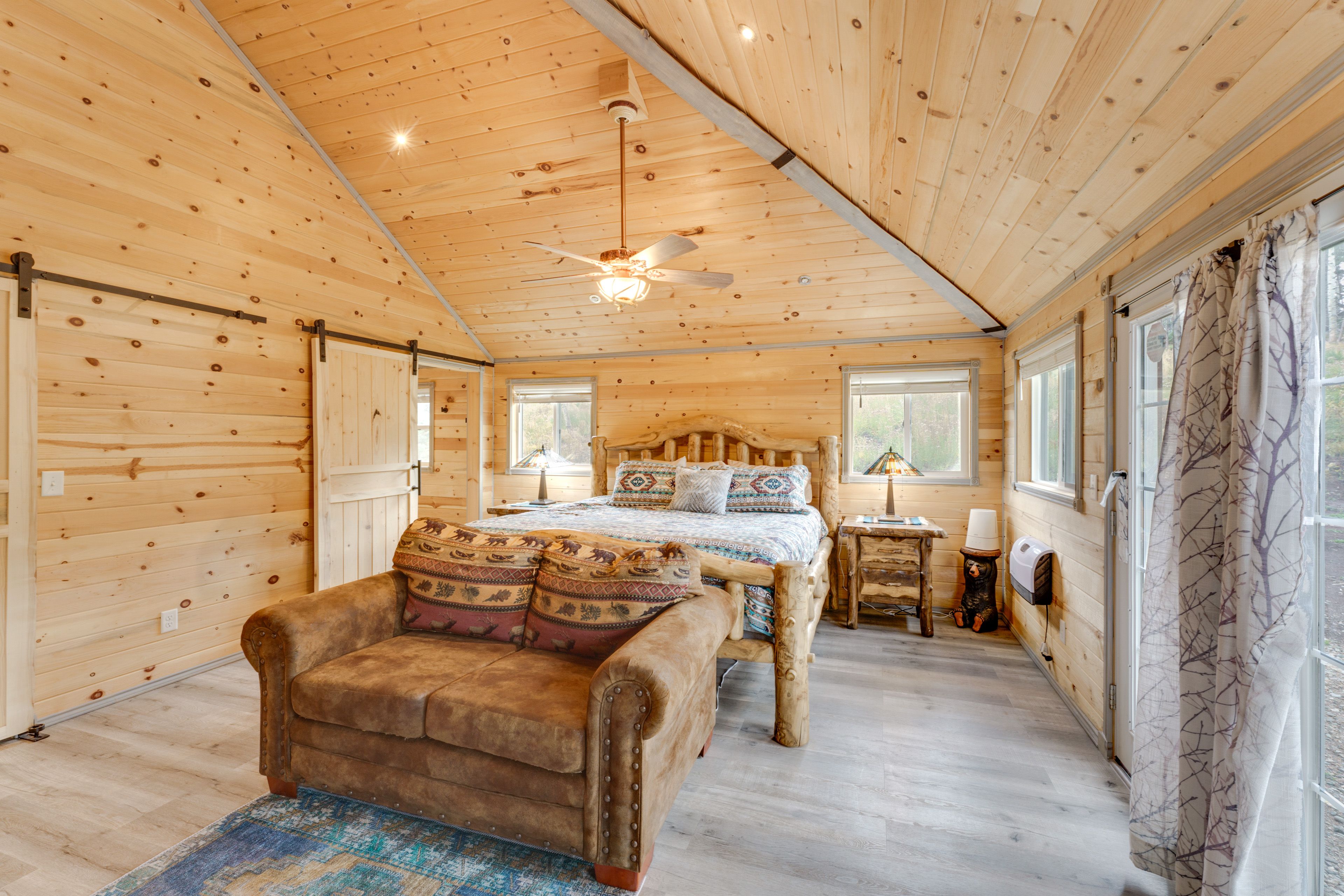 Bedroom 1 | King Bed | Smart TV | Gas Fireplace