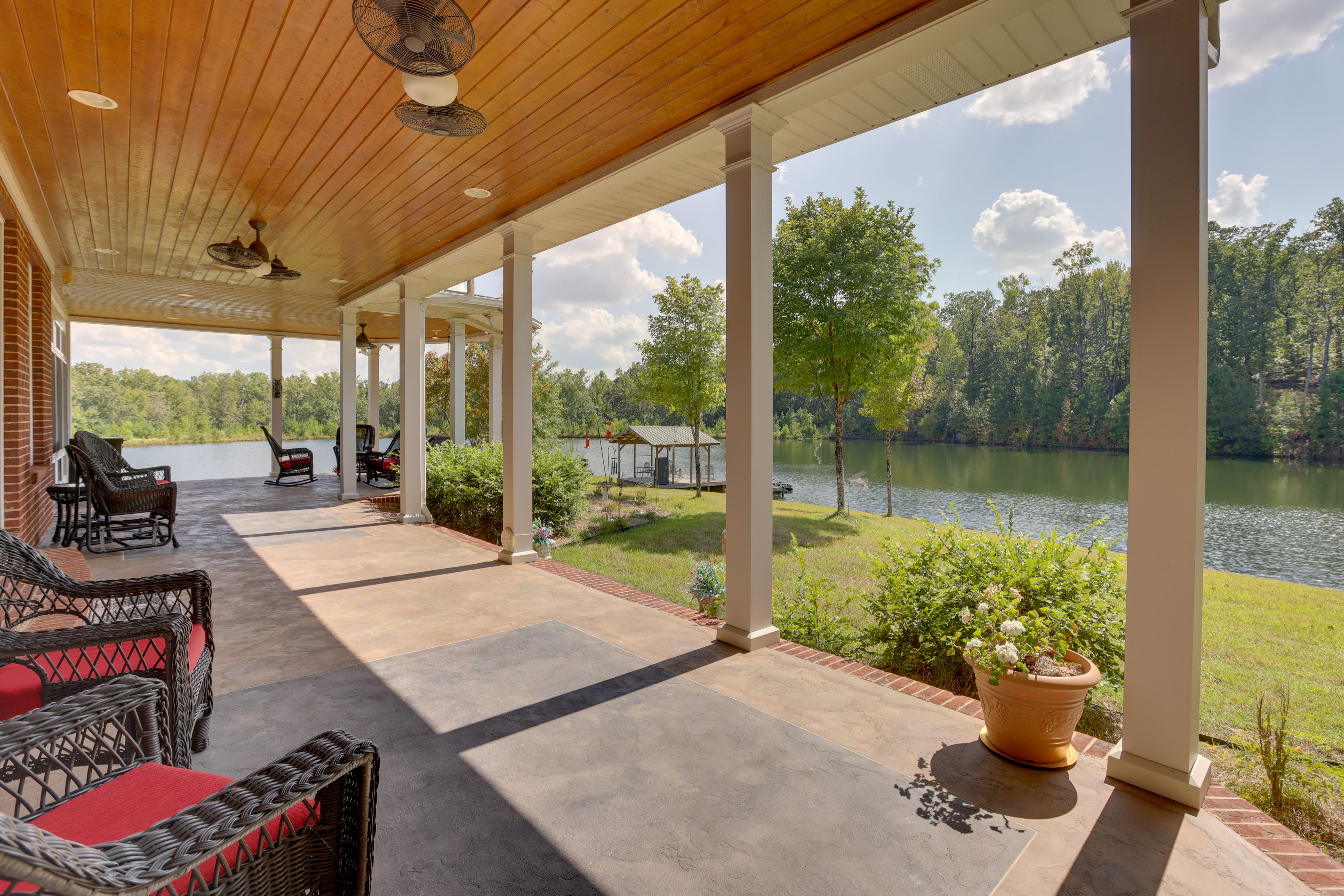 Private Patio | Lake Views | Fishing On-Site