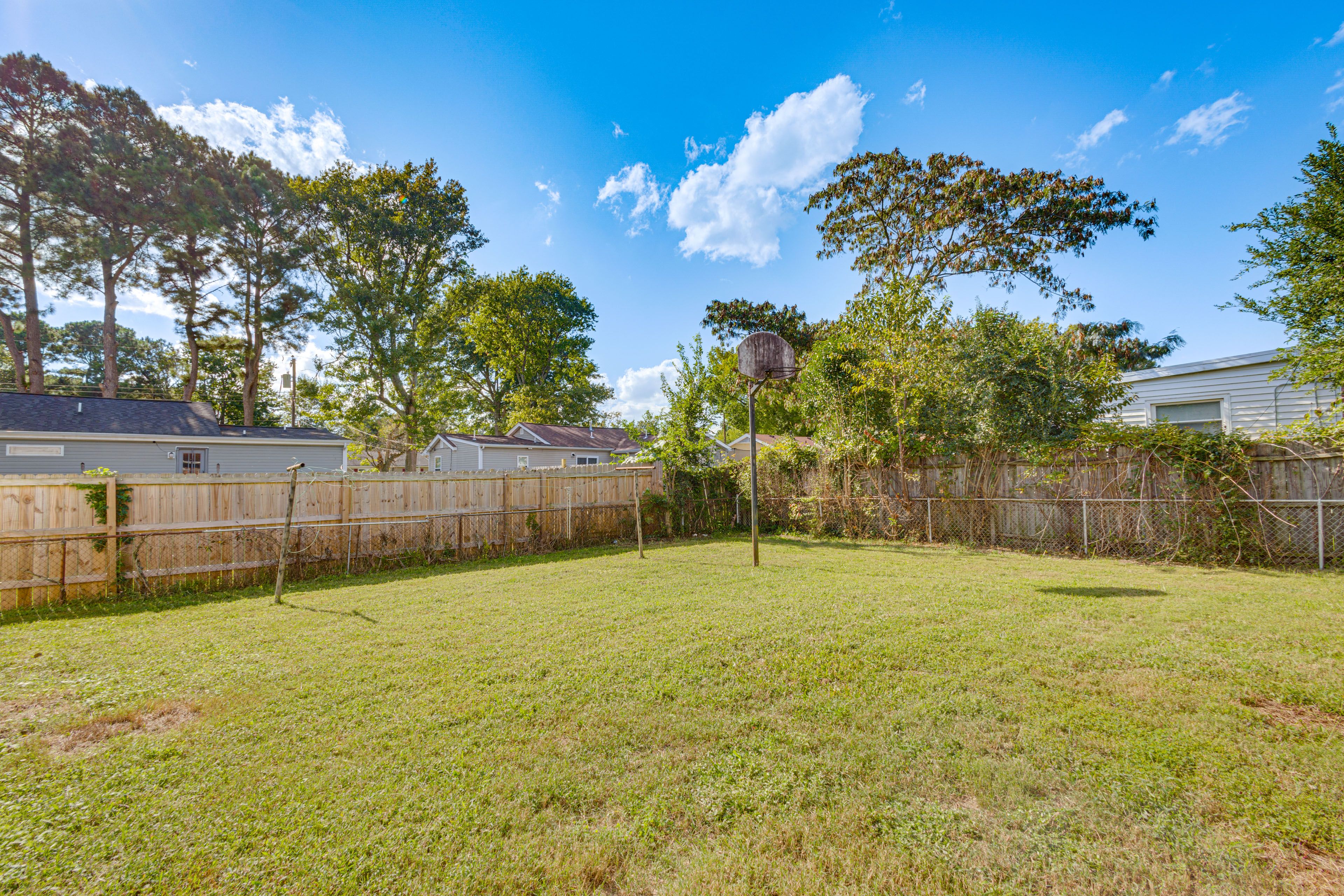 Private Backyard Area
