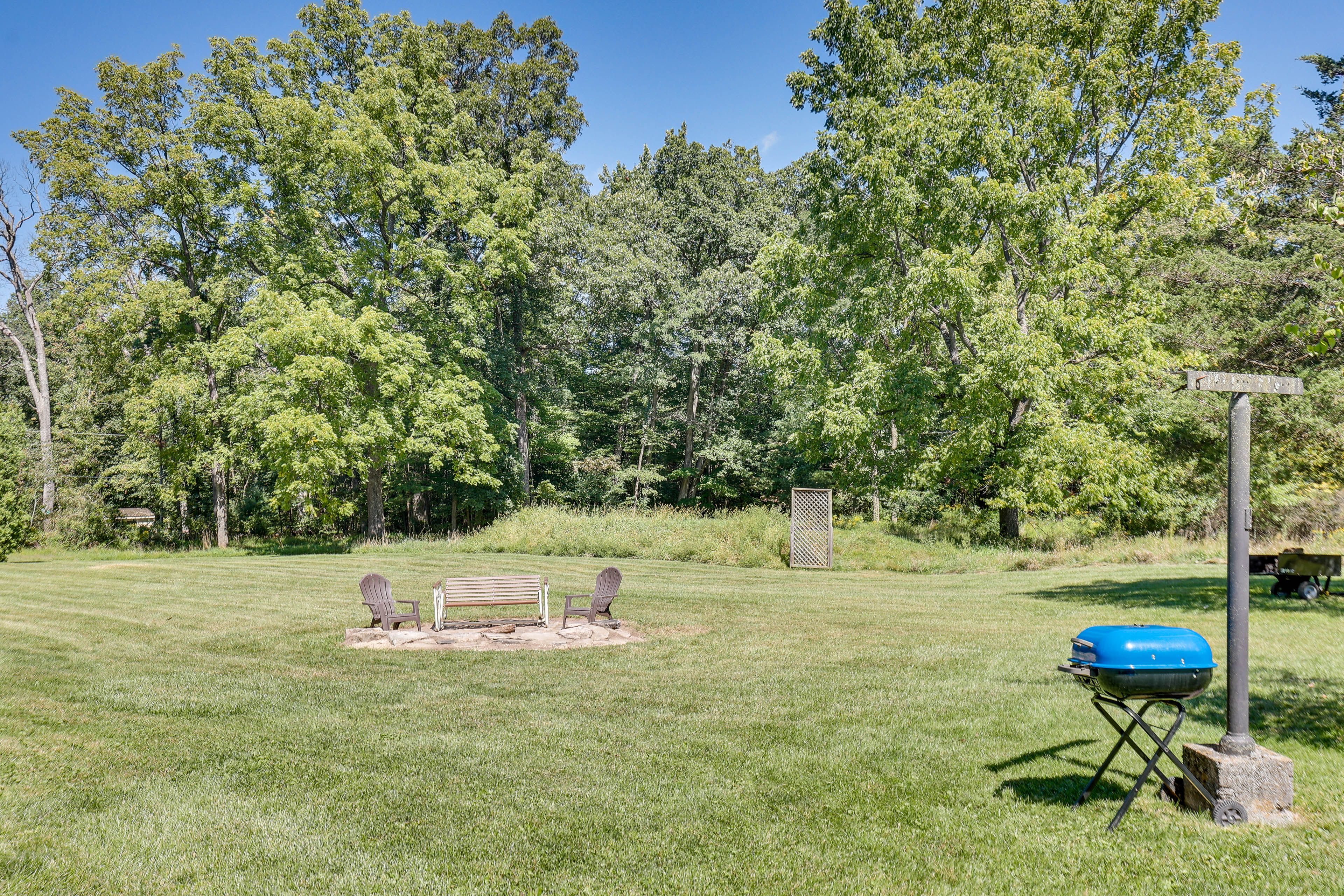Yard w/ Fire Pit