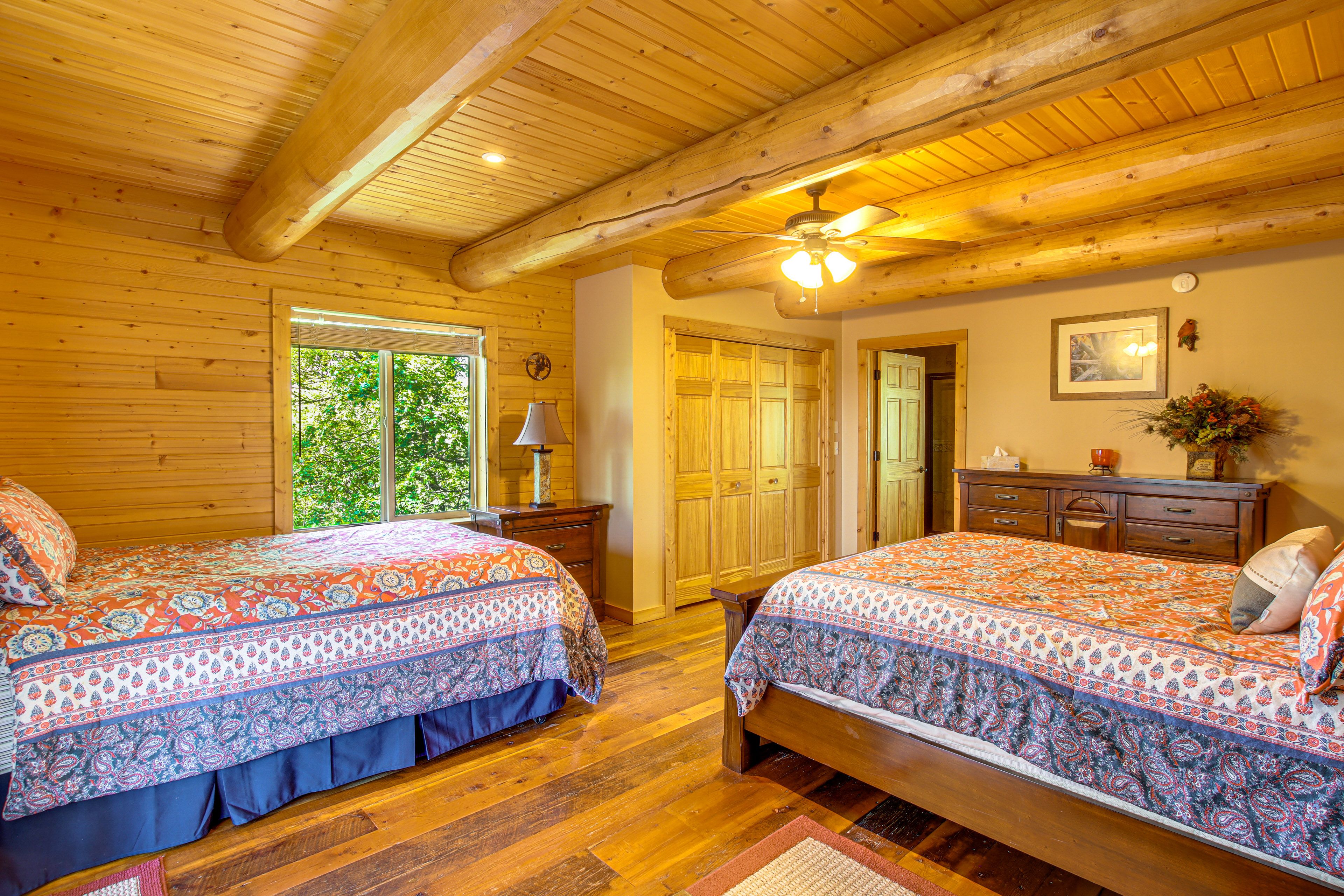 Bedroom 1 | 2 Queen Beds | 1st Floor