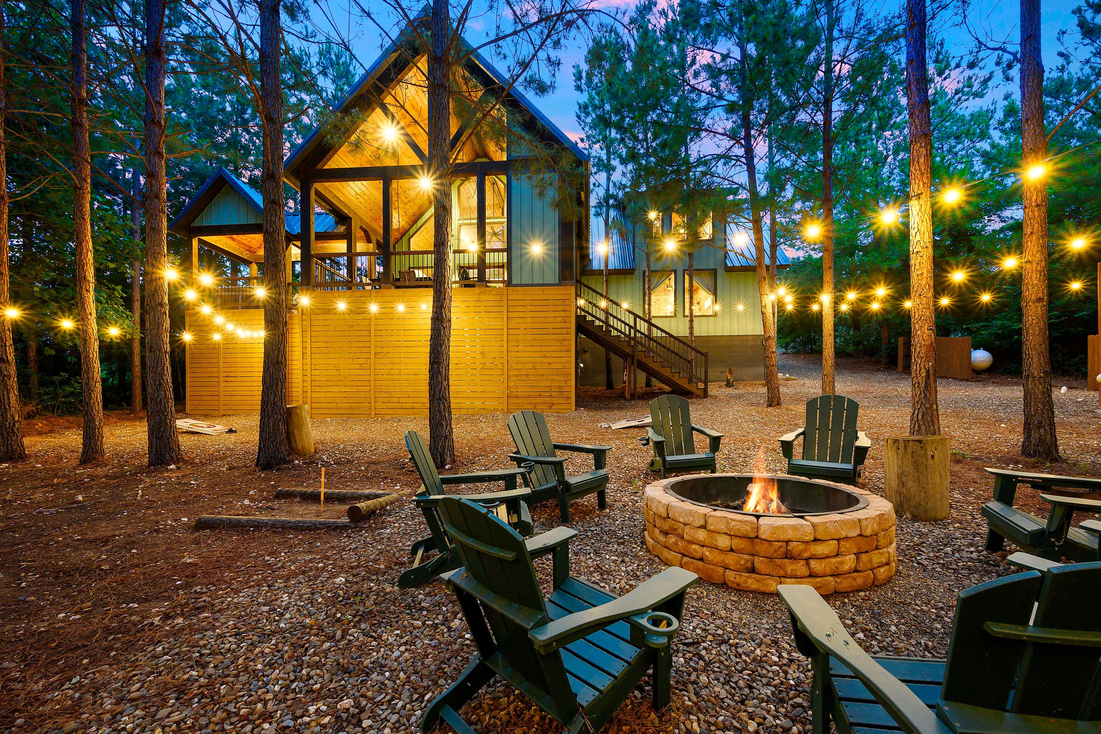 Fire Pit w/ Seating | Yard Games